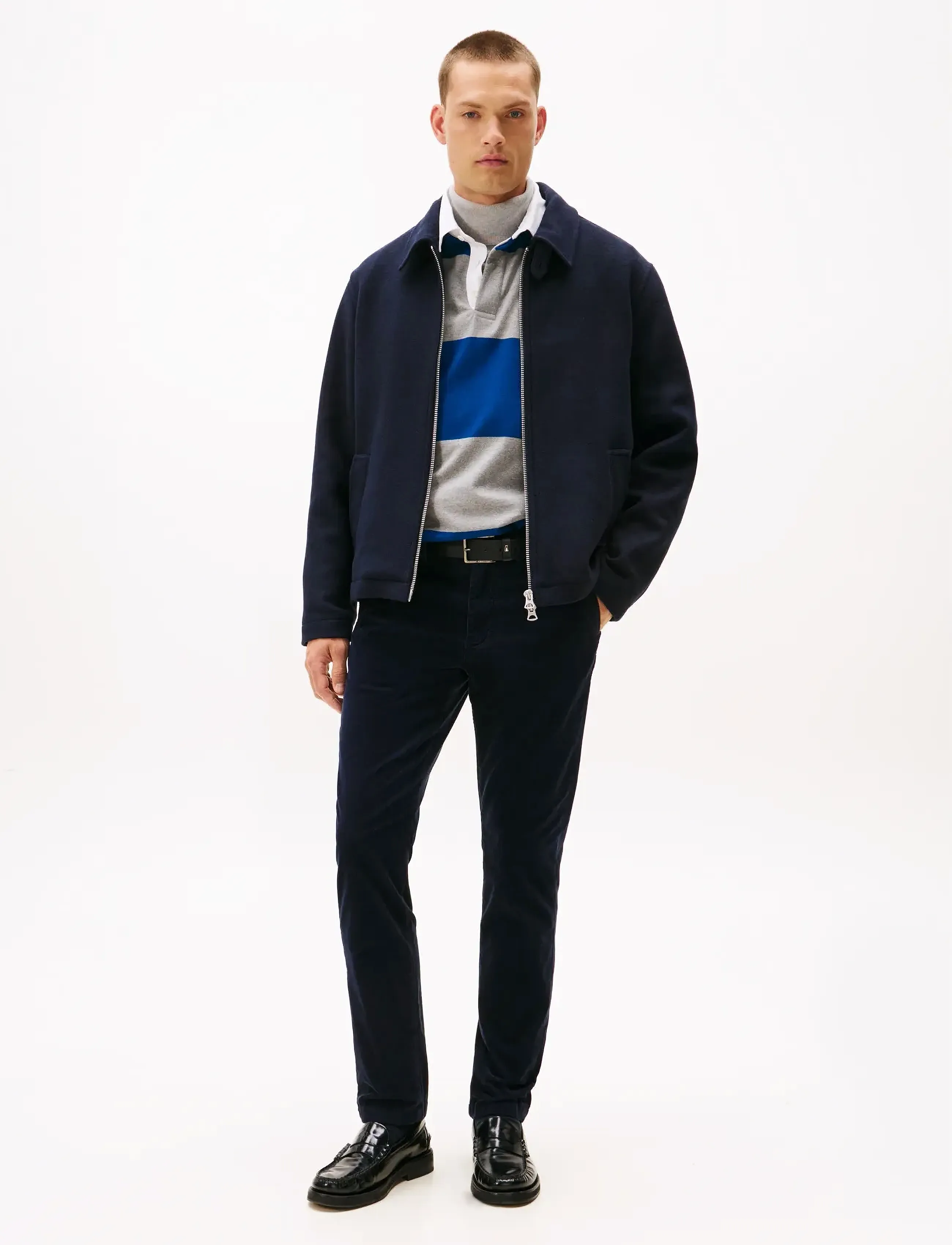 Tommy Hilfiger DENTON PD CORDUROY - Kleidung - DARK NIGHT NAVY CORD / navy