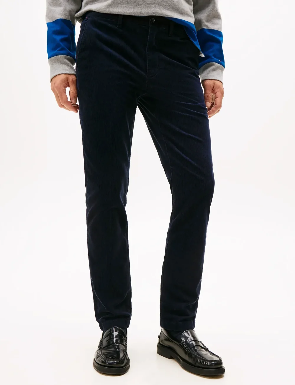 Tommy Hilfiger - DENTON PD CORDUROY - chinos - dark night navy cord - 4