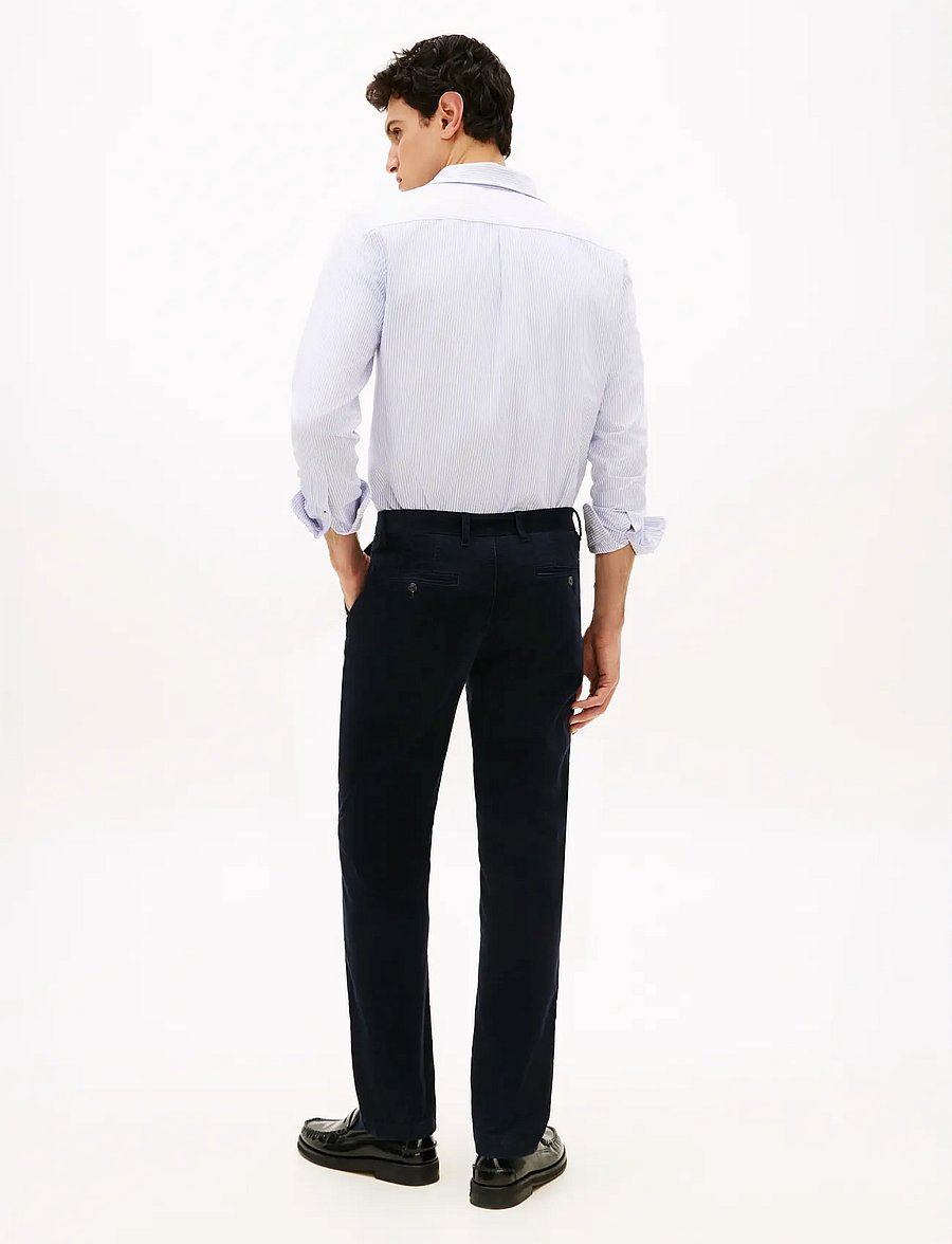 Tommy Hilfiger - DENTON PD CORDUROY - chinos - dark night navy cord - 4
