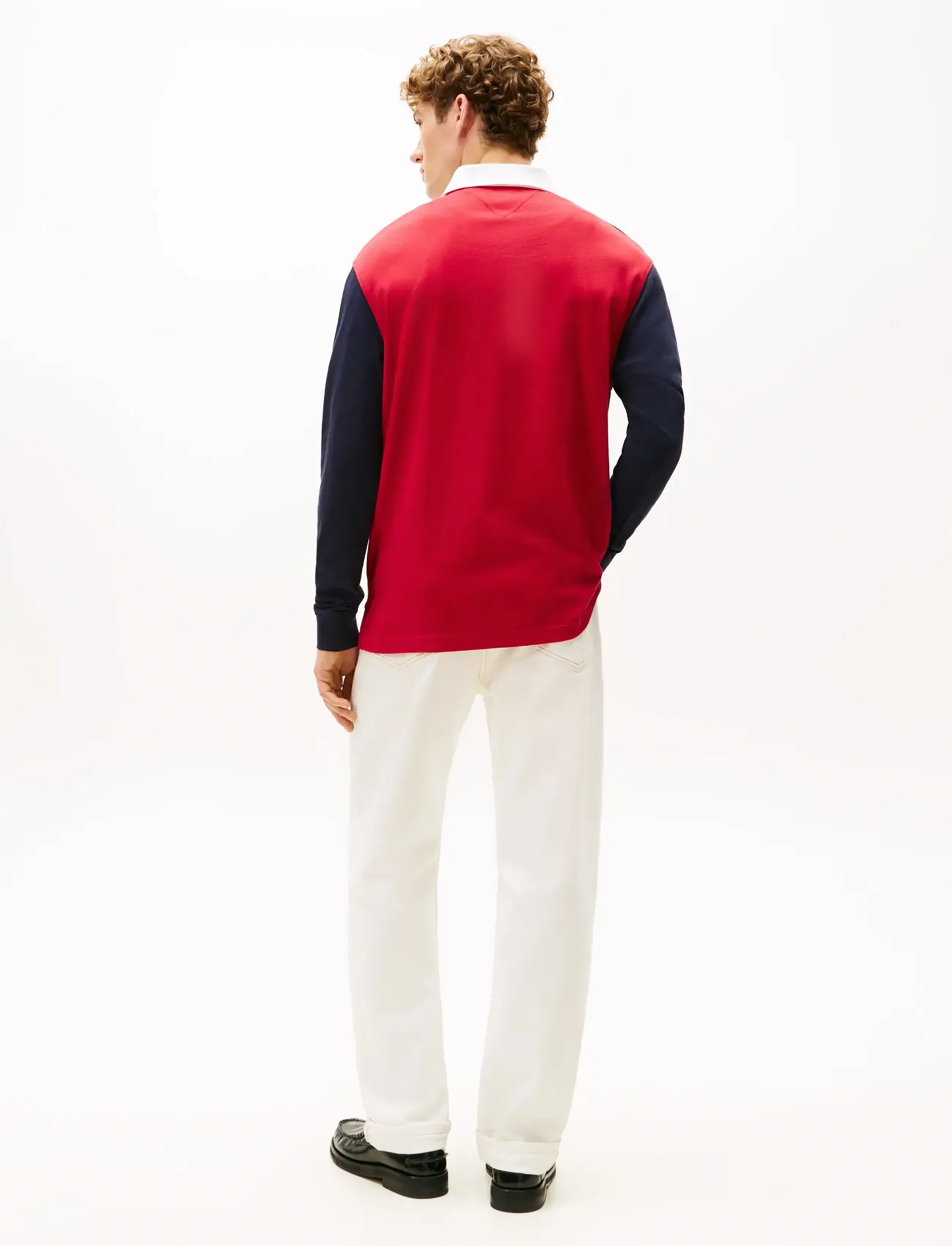 Tommy Hilfiger - LS RWB BLOCKING POLO - lange mouwen - desert sky - 3