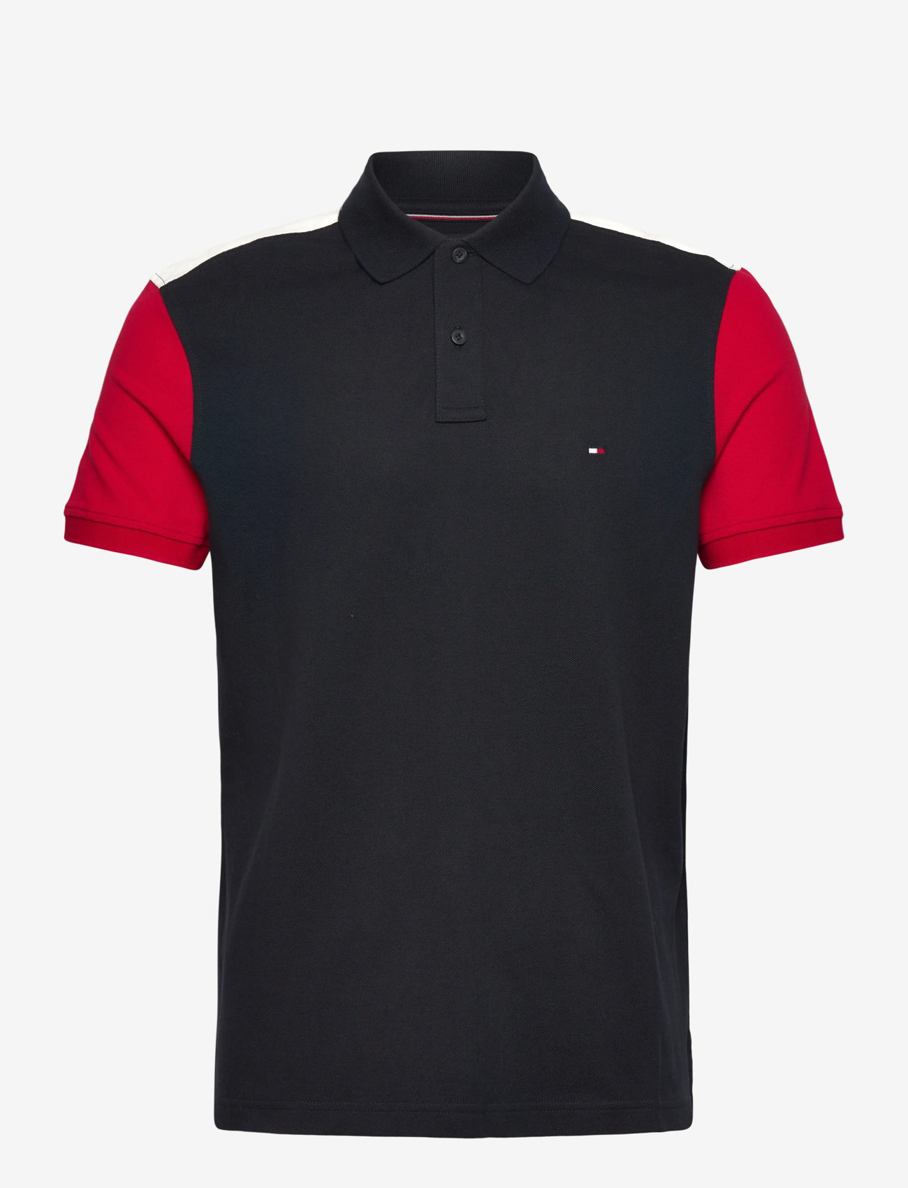 Tommy Hilfiger - RWB BLOCKING REG POLO - kortärmade pikéer - desert sky - 1