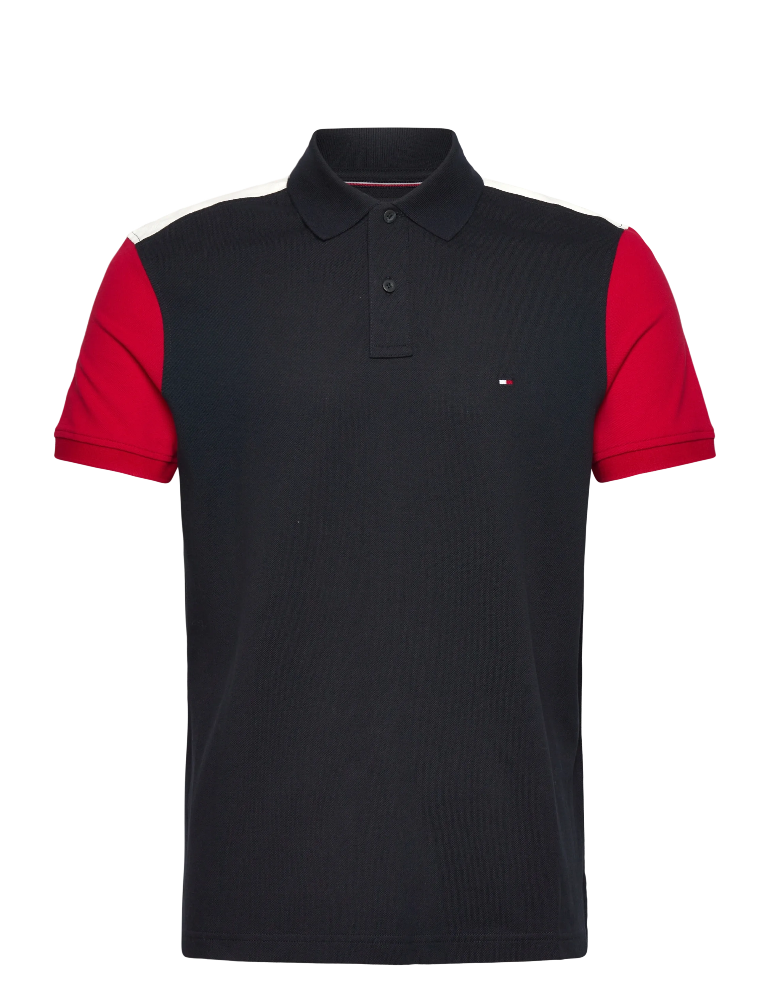 Tommy Hilfiger RWB BLOCKING REG POLO - Pikéer - DESERT SKY / black
