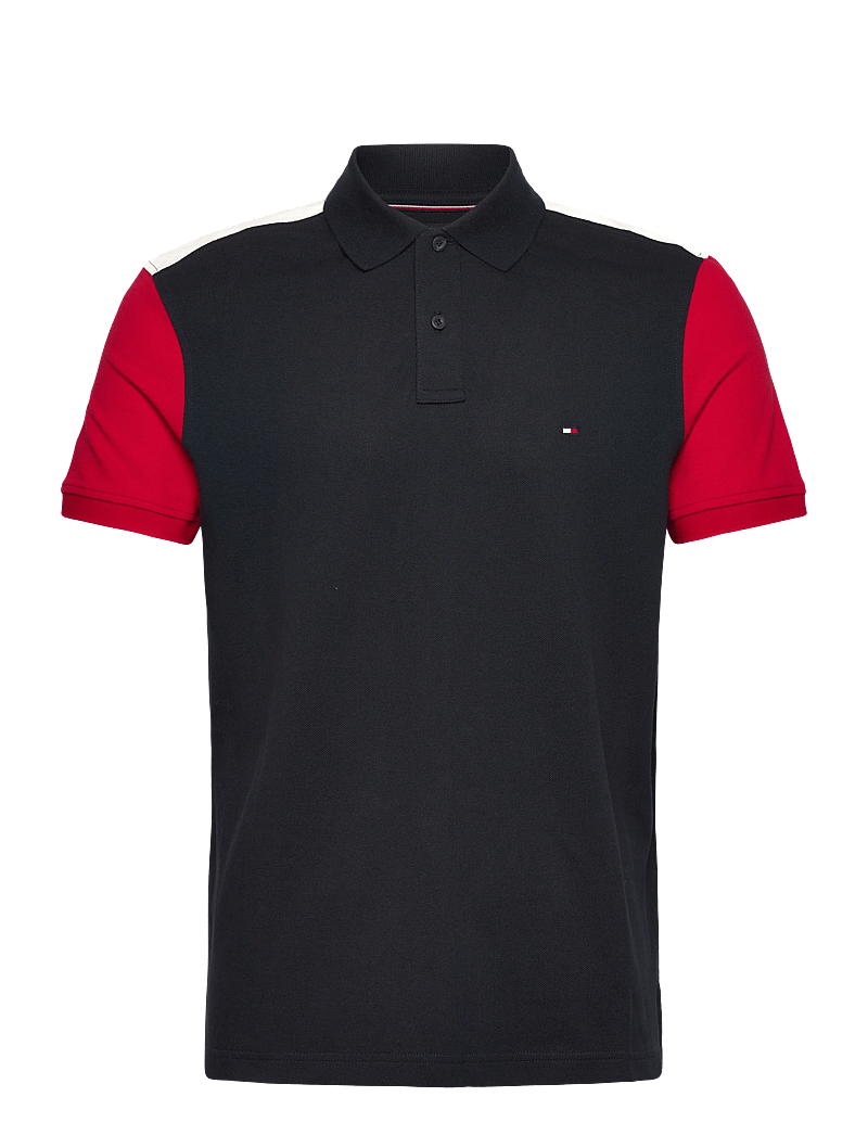 Tommy Hilfiger - RWB BLOCKING REG POLO - kortärmade pikéer - desert sky - 1