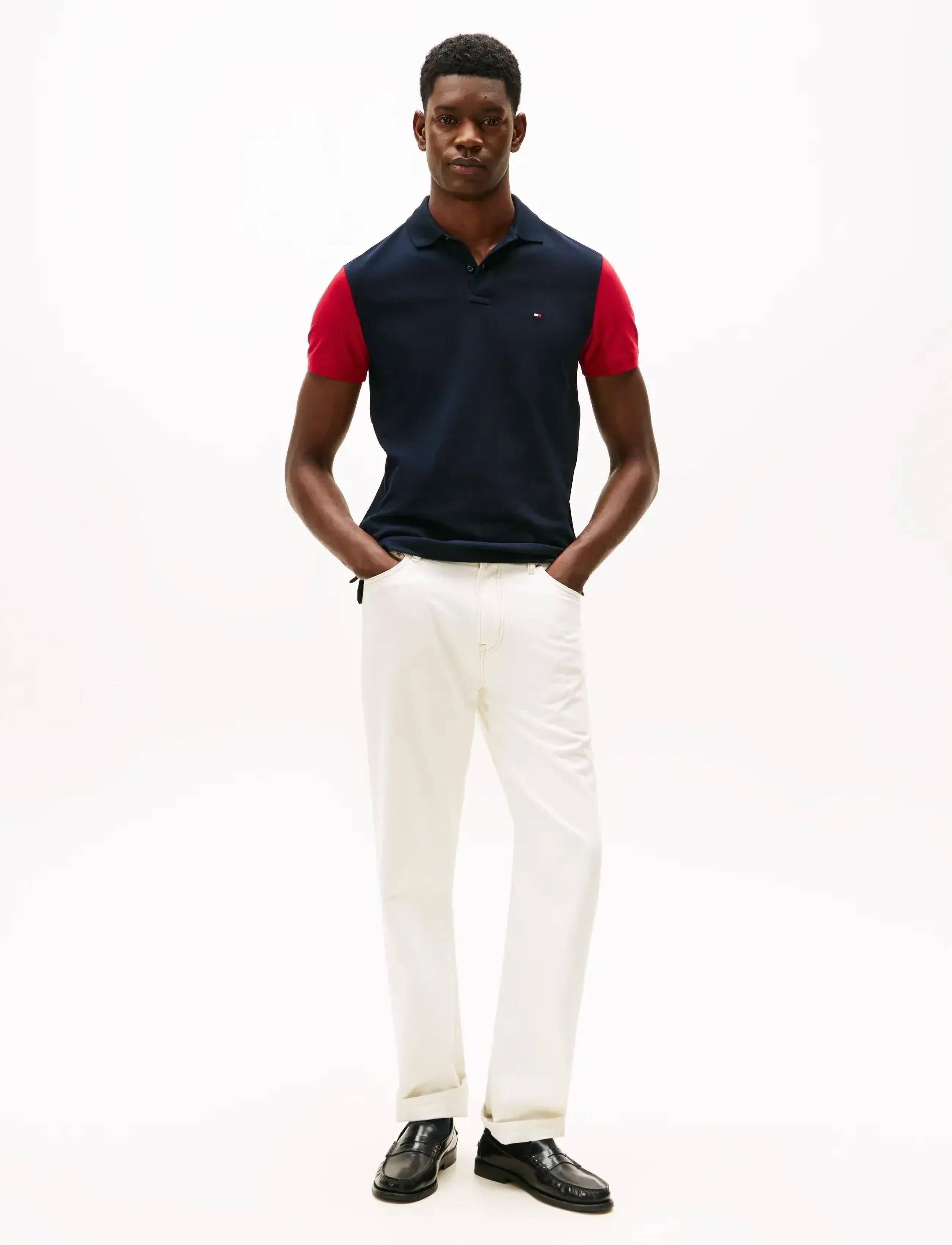 Tommy Hilfiger - RWB BLOCKING REG POLO - desert sky - 4