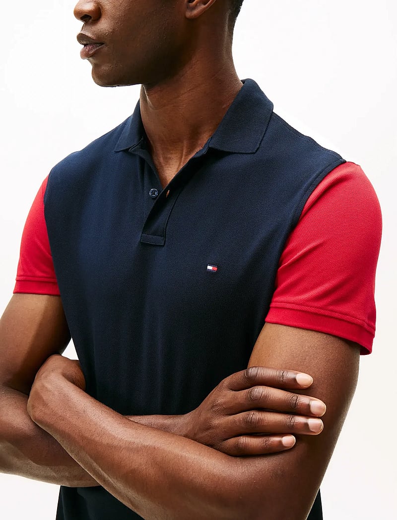 Tommy Hilfiger - RWB BLOCKING REG POLO - kortärmade pikéer - desert sky - 5