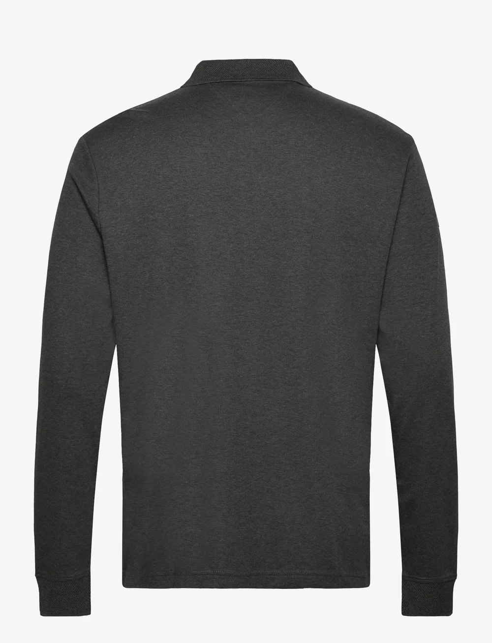 Tommy Hilfiger - LS ZIP INTERLOCK REG POLO - langærmede poloer - dark grey heather - 2