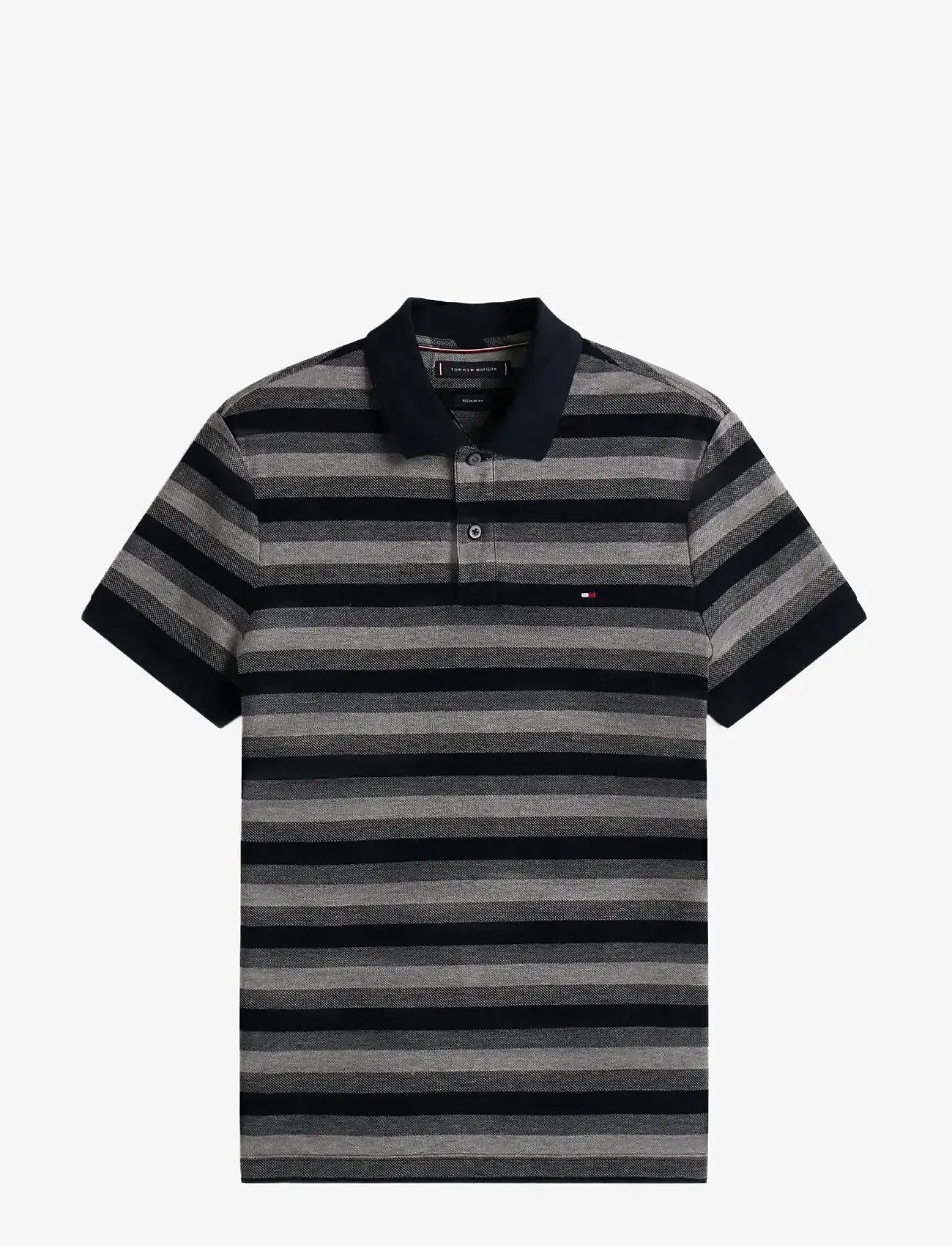 Tommy Hilfiger - STRIPE STRUCTURE REG POLO - kingitused alla 100€ - desert sky / mid grey htr - 0