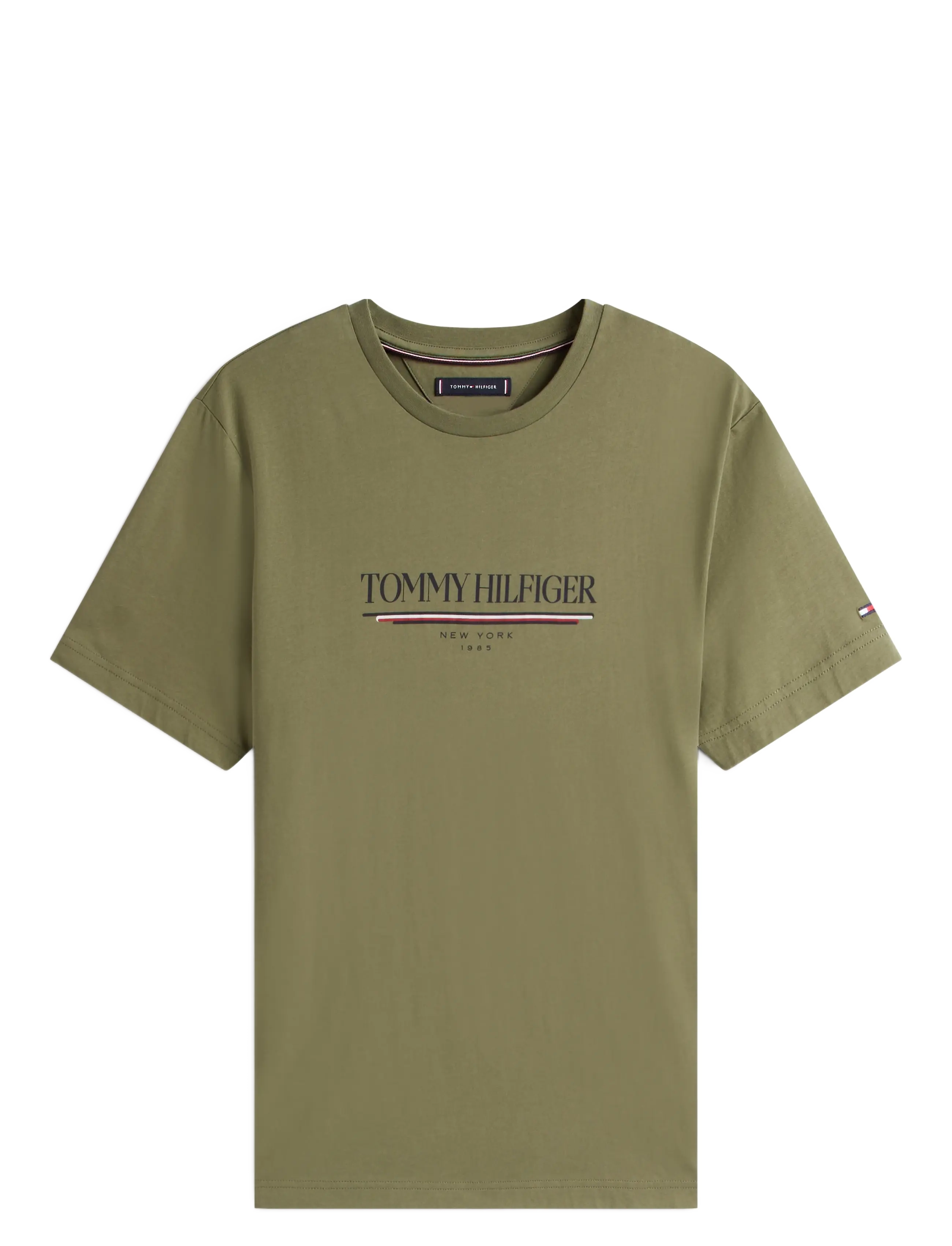 Tommy Hilfiger - BRAND LOVE HILFIGER TEE - battle green - 1