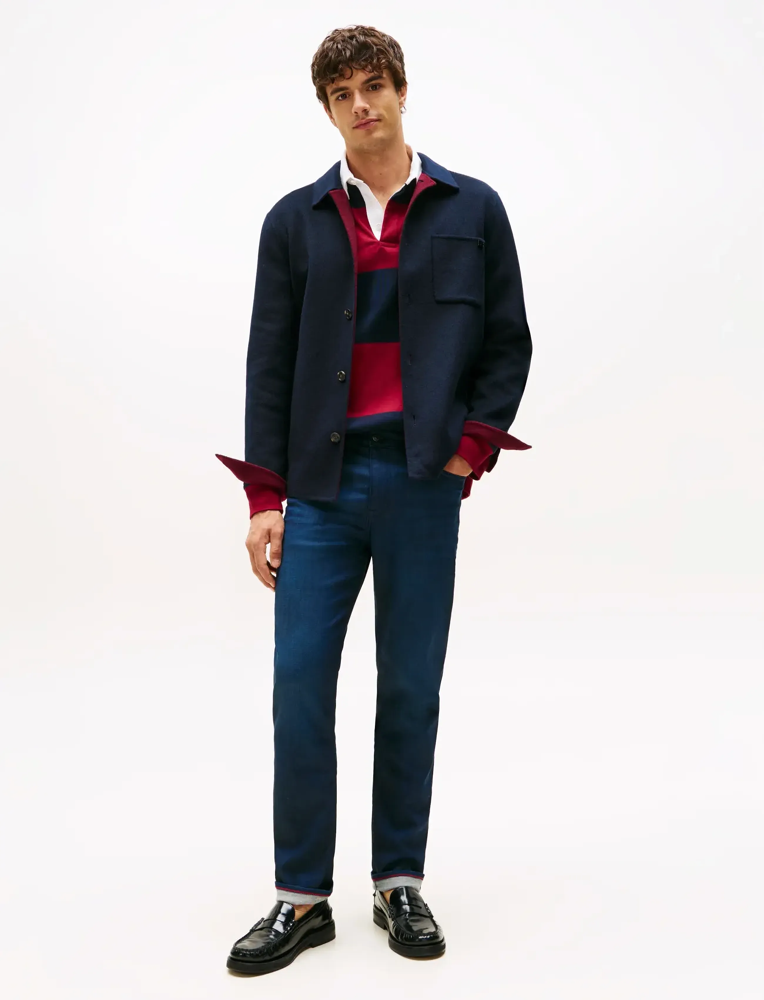 Tommy Hilfiger STRAIGHT DENTON STR YALE DBLUE - Tommy Hilfiger - YALE DARK BLUE / blue