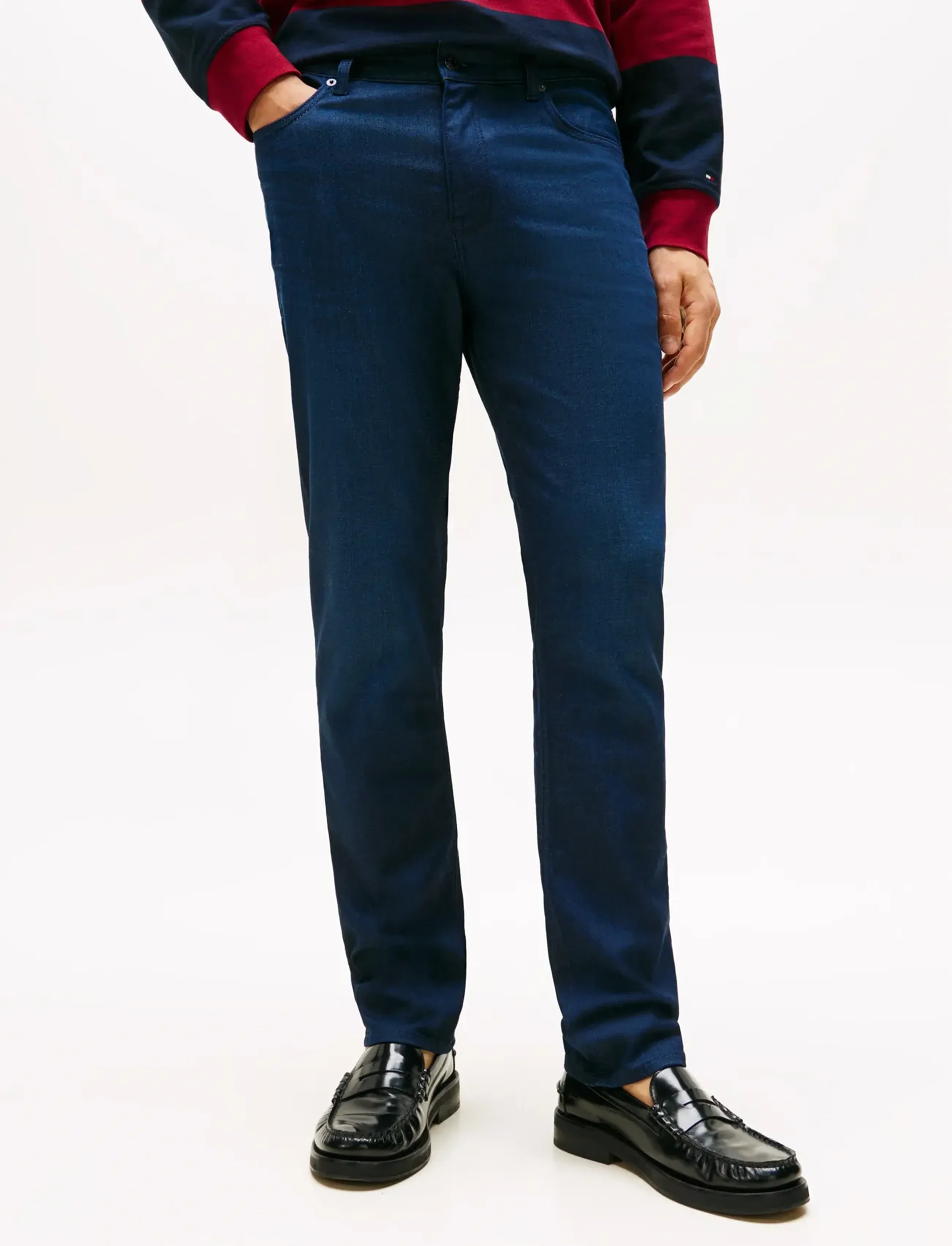 Tommy Hilfiger - STRAIGHT DENTON STR YALE DBLUE - slim jeans - yale dark blue - 4