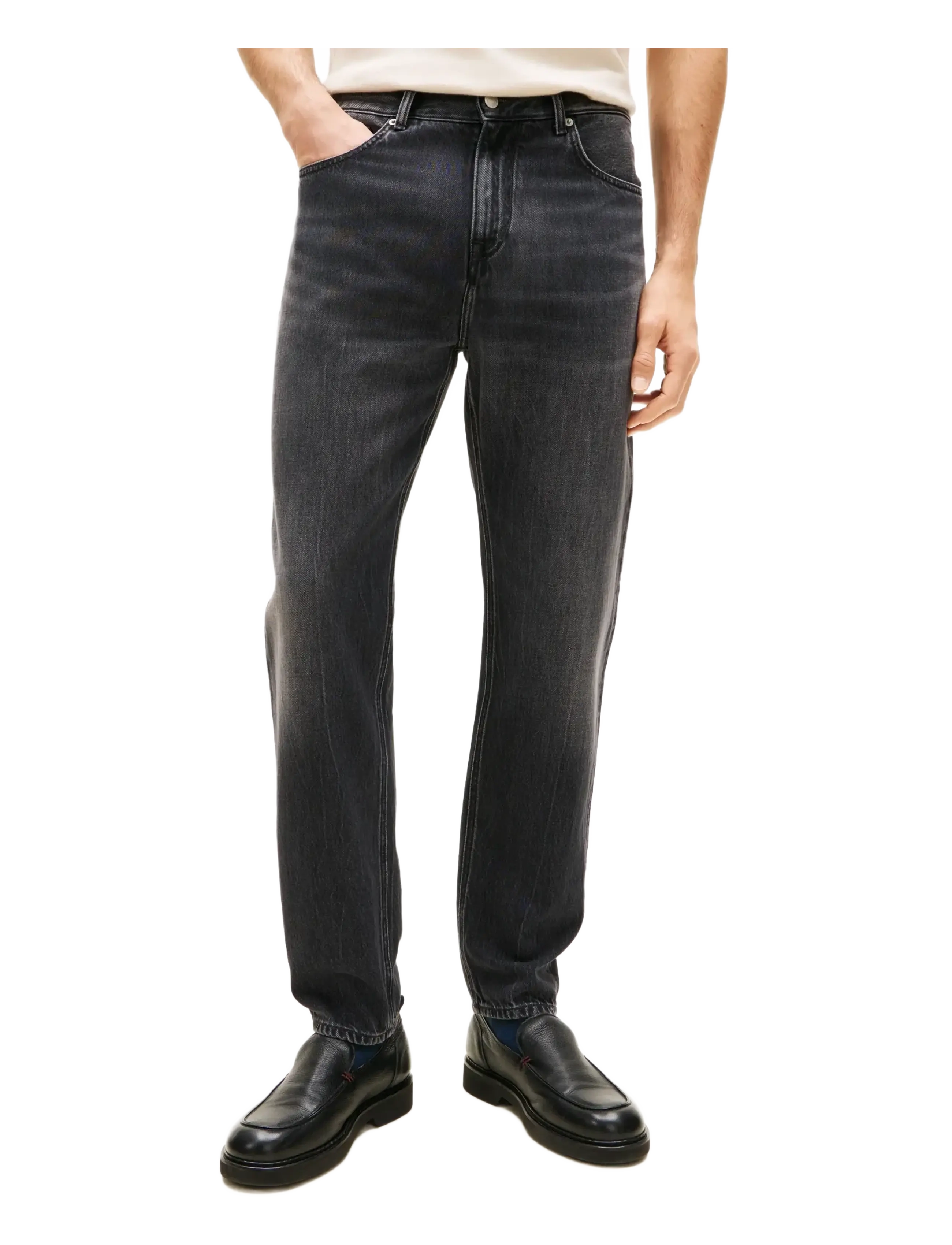 Tommy Hilfiger REGULAR HARLEM RGD MARCUS GREY - Teksad - MARCUS GREY / grey