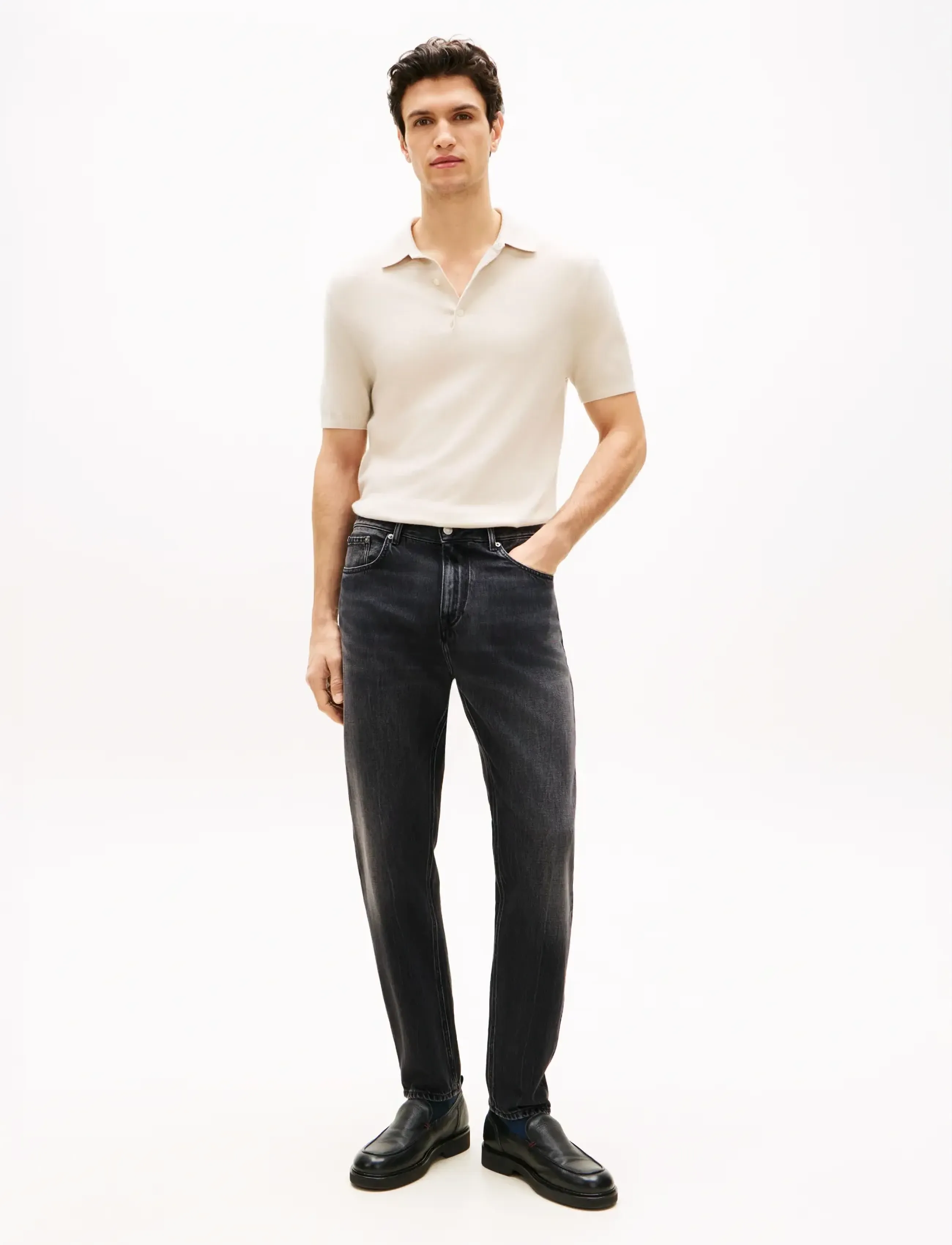 Tommy Hilfiger Regular Harlem Rgd Marcus Grey, 30 x 30, Jeans, Grau - Regular, Männerswear