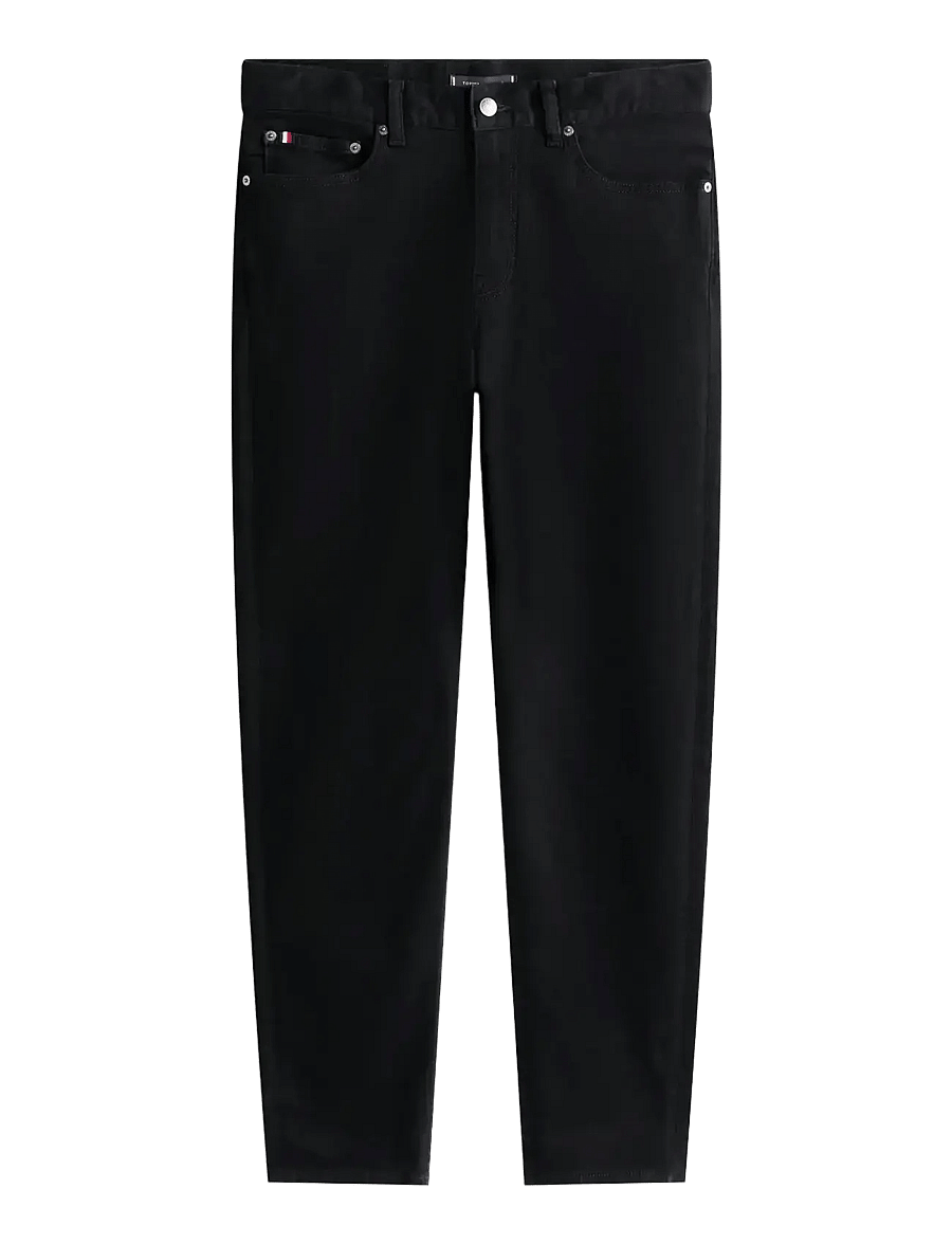Tommy Hilfiger - SLIM BLEECKER PSTR BURN BLACK - kitsad teksad - burn black - 1