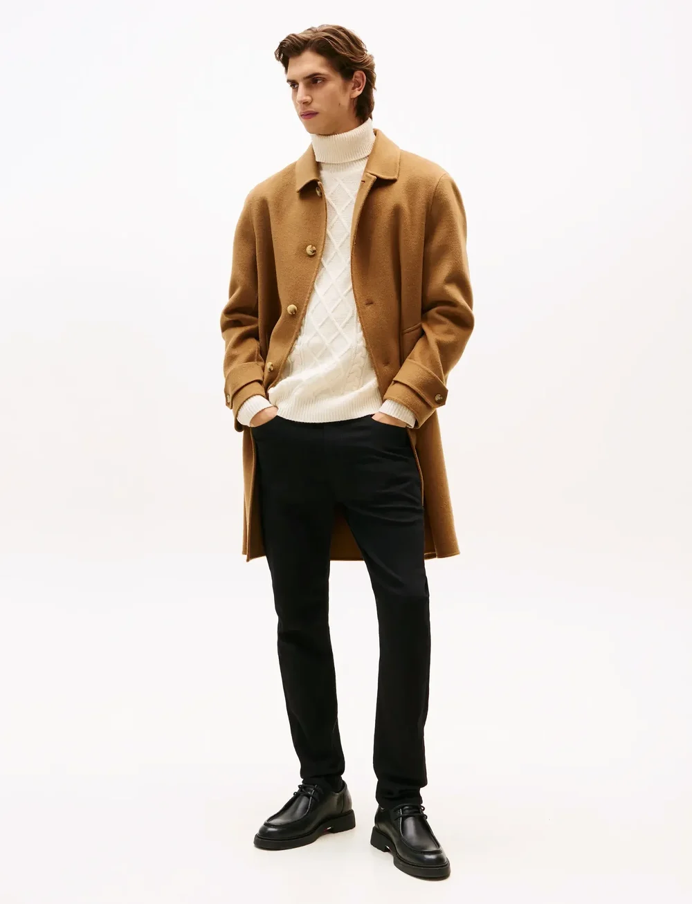 Tommy Hilfiger - SLIM BLEECKER PSTR BURN BLACK - kitsad teksad - burn black - 0