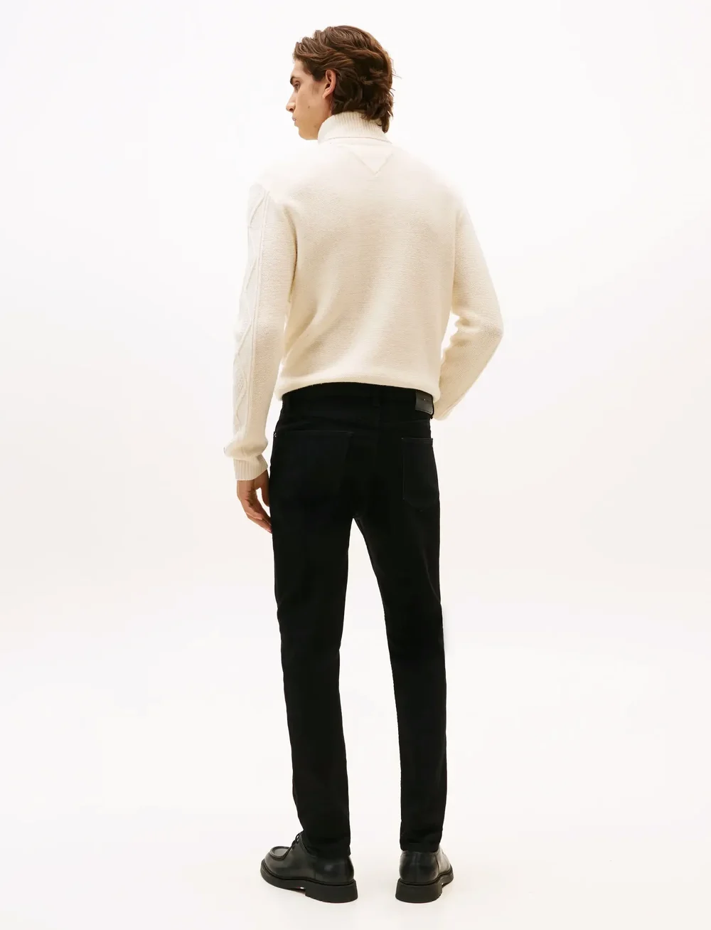 Tommy Hilfiger - SLIM BLEECKER PSTR BURN BLACK - kitsad teksad - burn black - 2