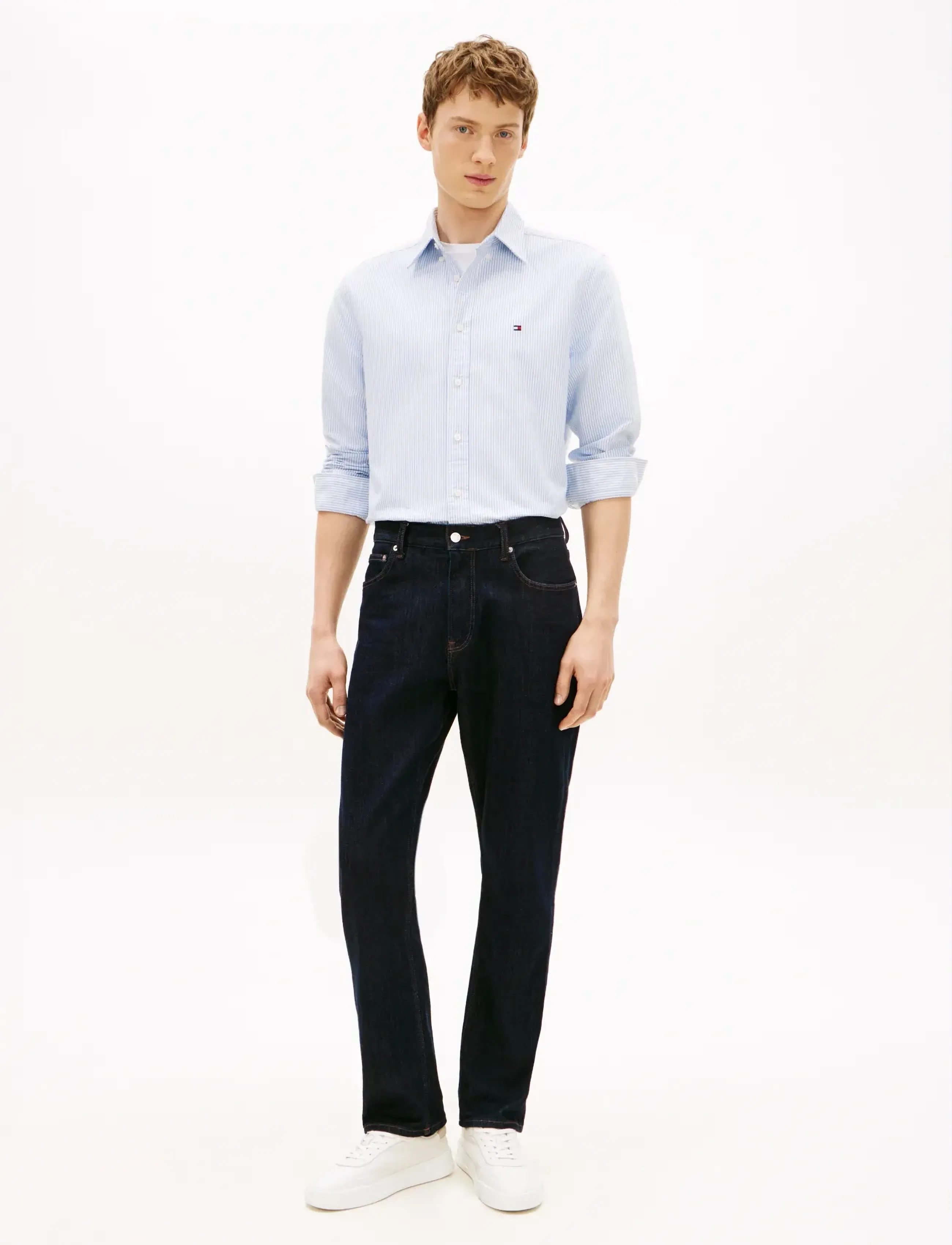 Tommy Hilfiger - REGULAR MERCER STR ADAMS RINSE - regular jeans - adams rinse - 0