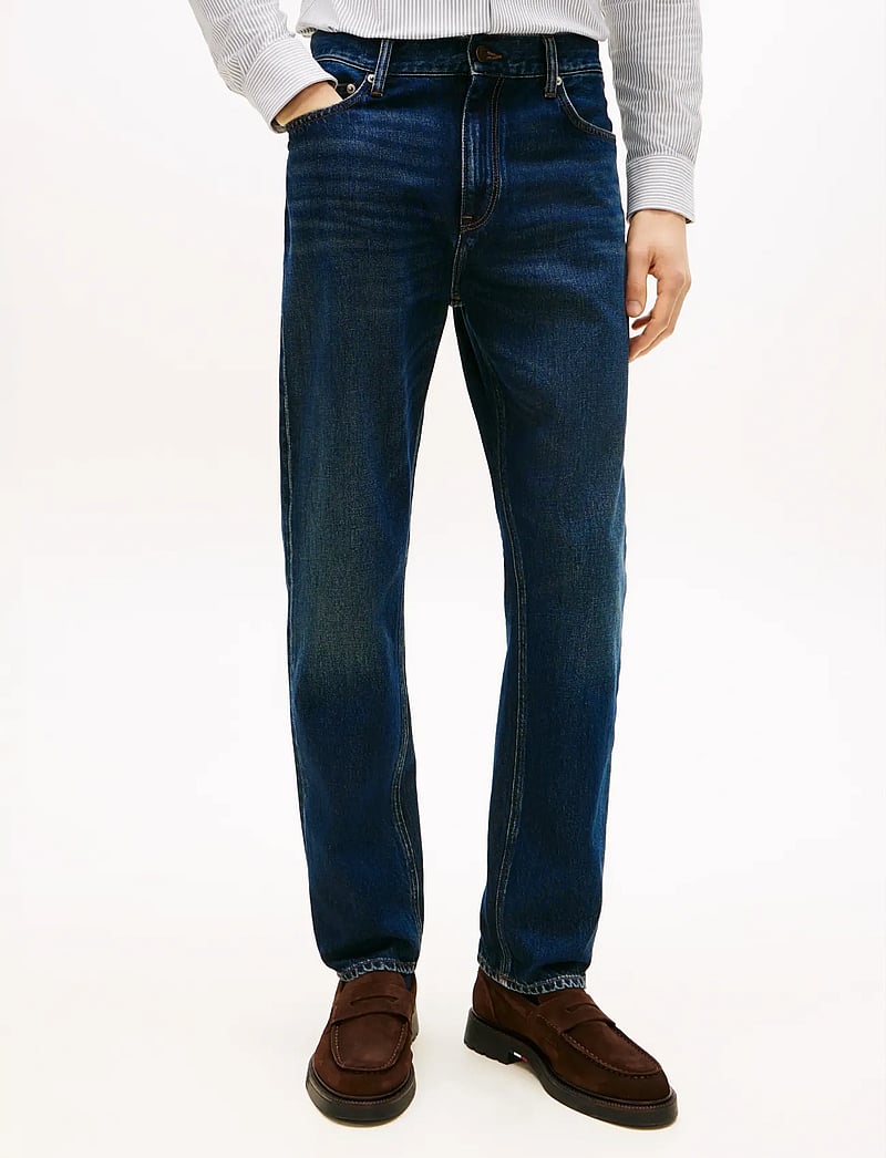 Tommy Hilfiger - REGULAR MERCER RGD BEAR DBLUE - regular jeans - bear dark blue - 0