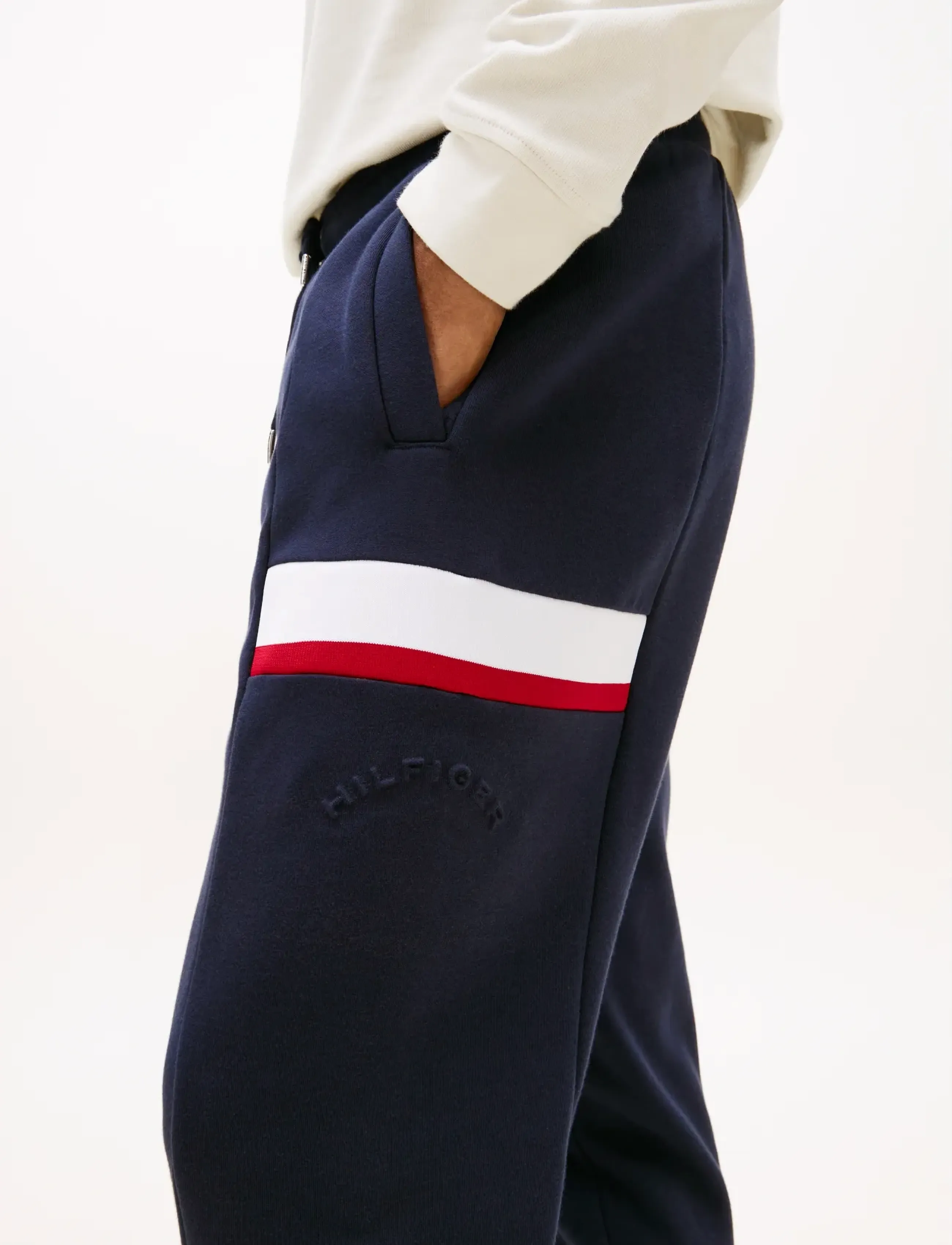 Tommy Hilfiger - RWB INSERT SWEATPANTS - mænd - desert sky - 3