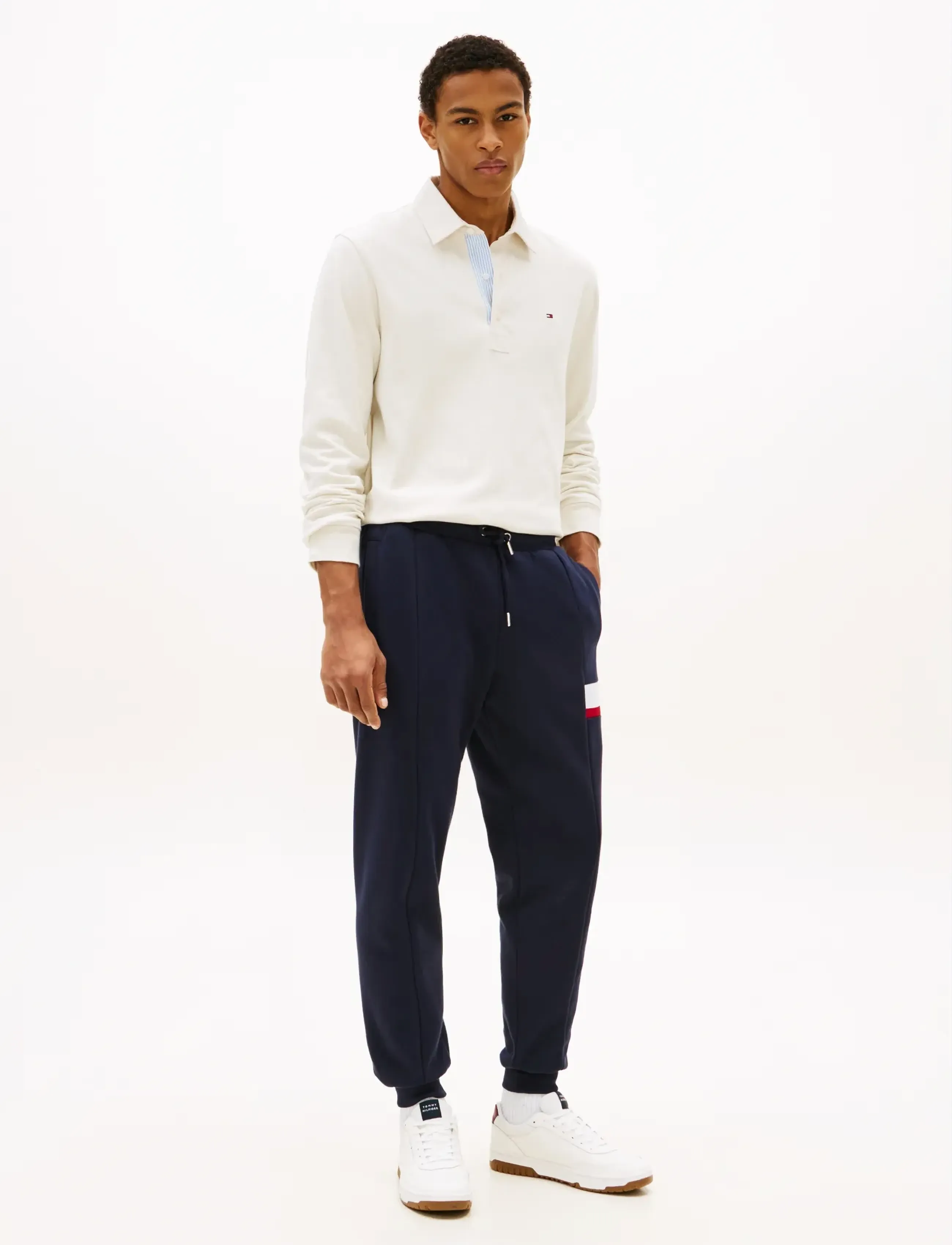 Tommy Hilfiger - RWB INSERT SWEATPANTS - mænd - desert sky - 4