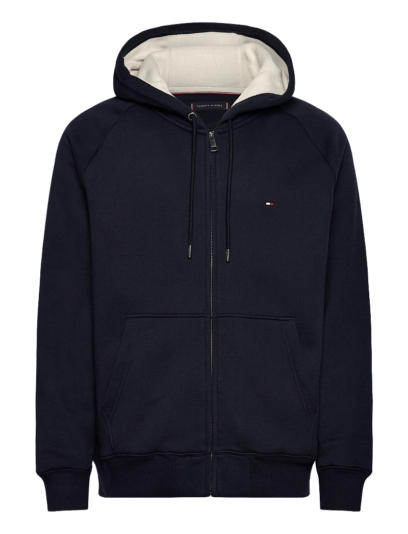 Tommy Hilfiger - TEDDY LINED HDD ZIP THROUGH - hættetrøjer - desert sky - 1