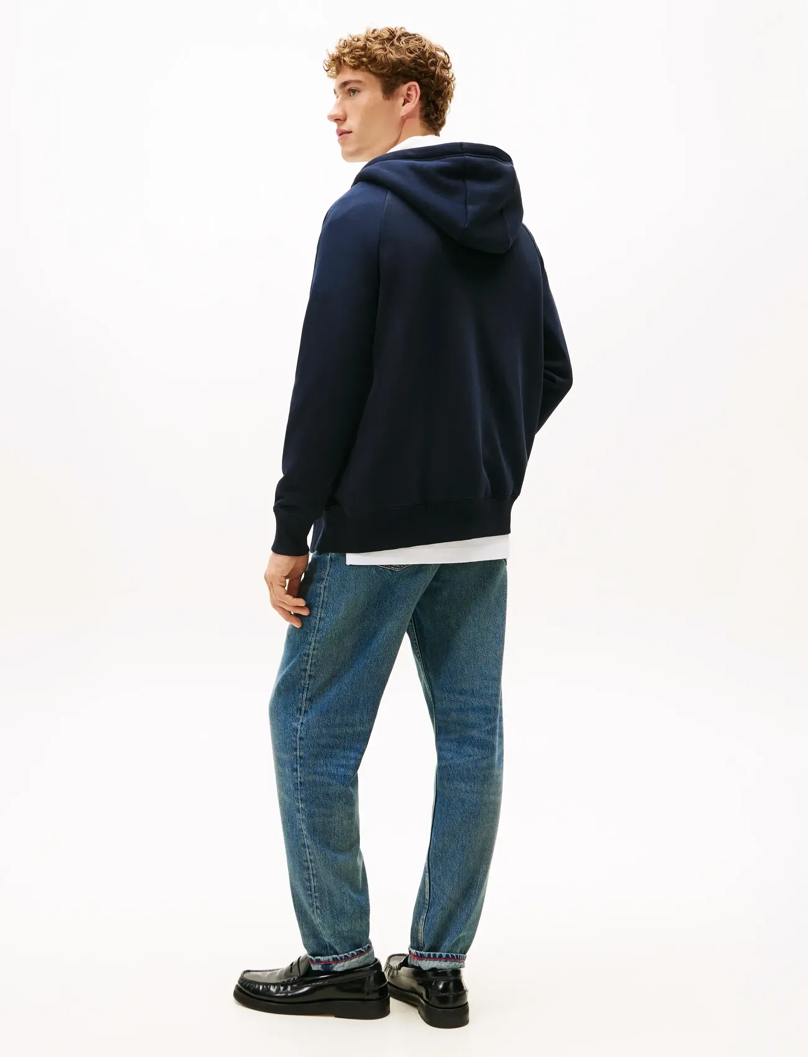 Tommy Hilfiger - TEDDY LINED HDD ZIP THROUGH - truien en hoodies - desert sky - 4