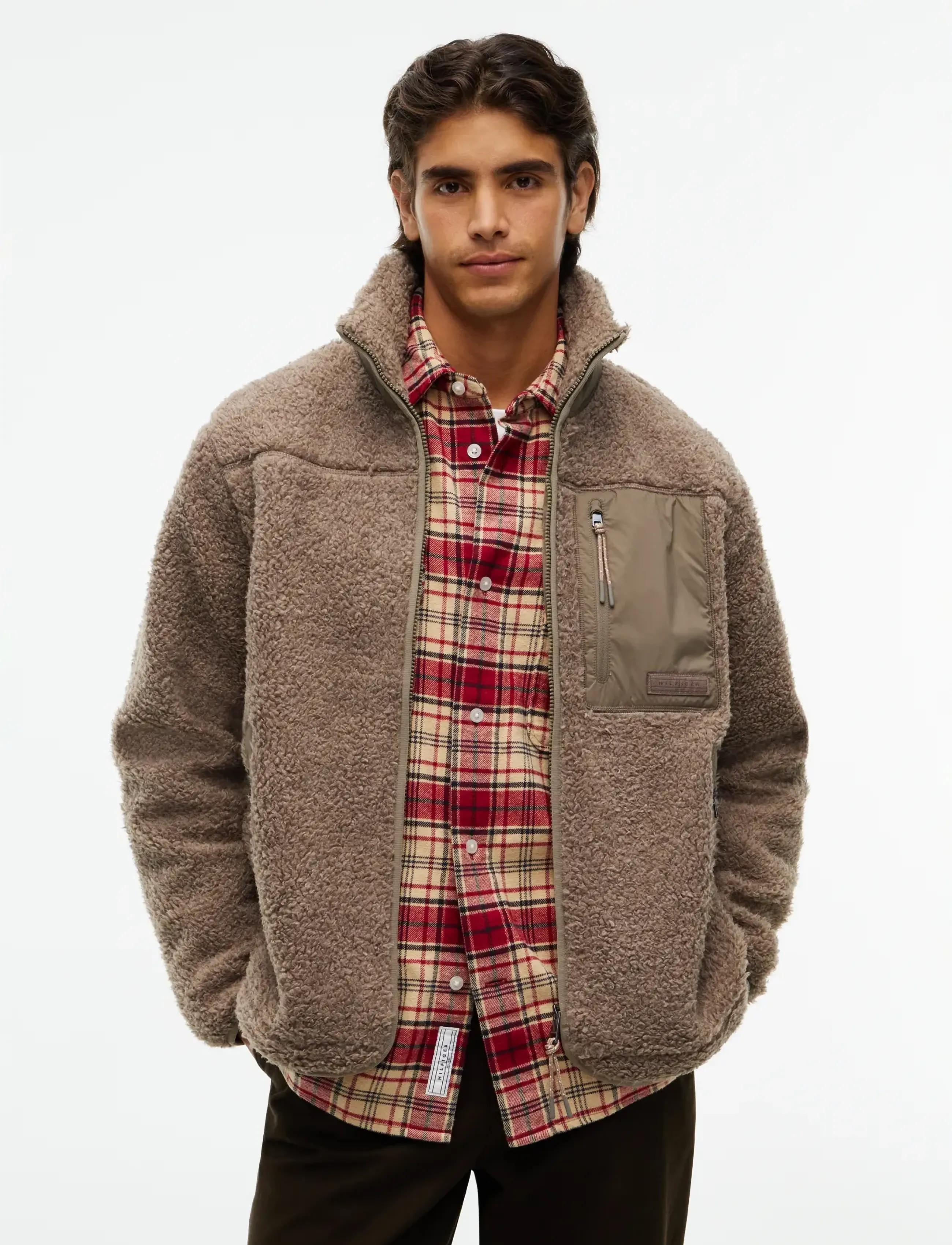 Tommy Hilfiger TEDDY FLEECE ZIP THROUGH -  - undefined / undefined
