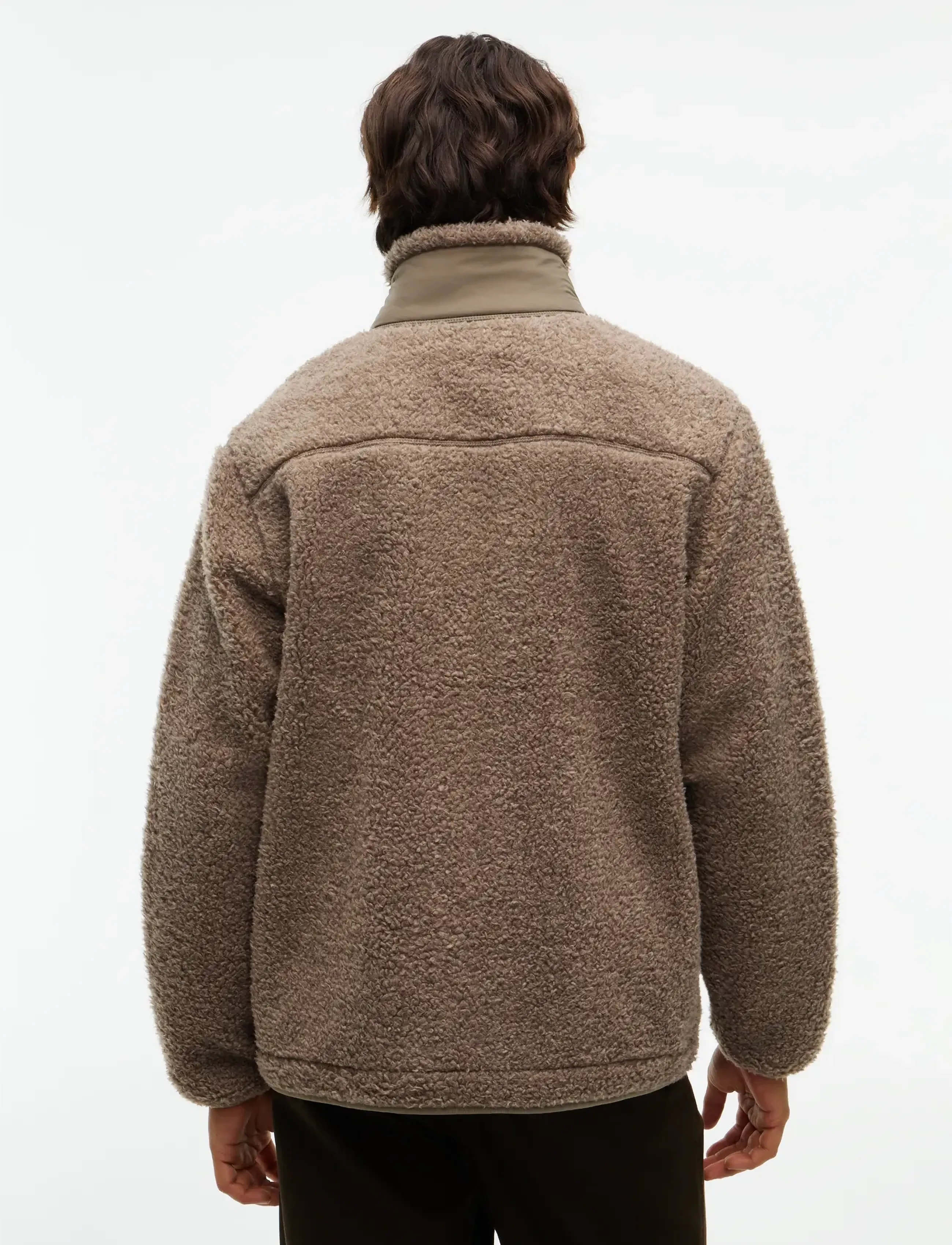 Tommy Hilfiger - TEDDY FLEECE ZIP THROUGH - fall jackets - coastal taupe - 2