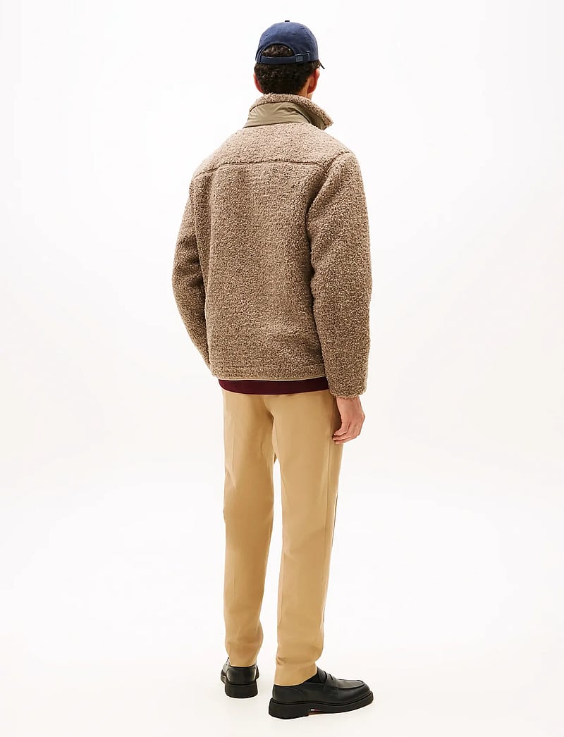 Tommy Hilfiger - TEDDY FLEECE ZIP THROUGH - vestes de printemps - coastal taupe - 3