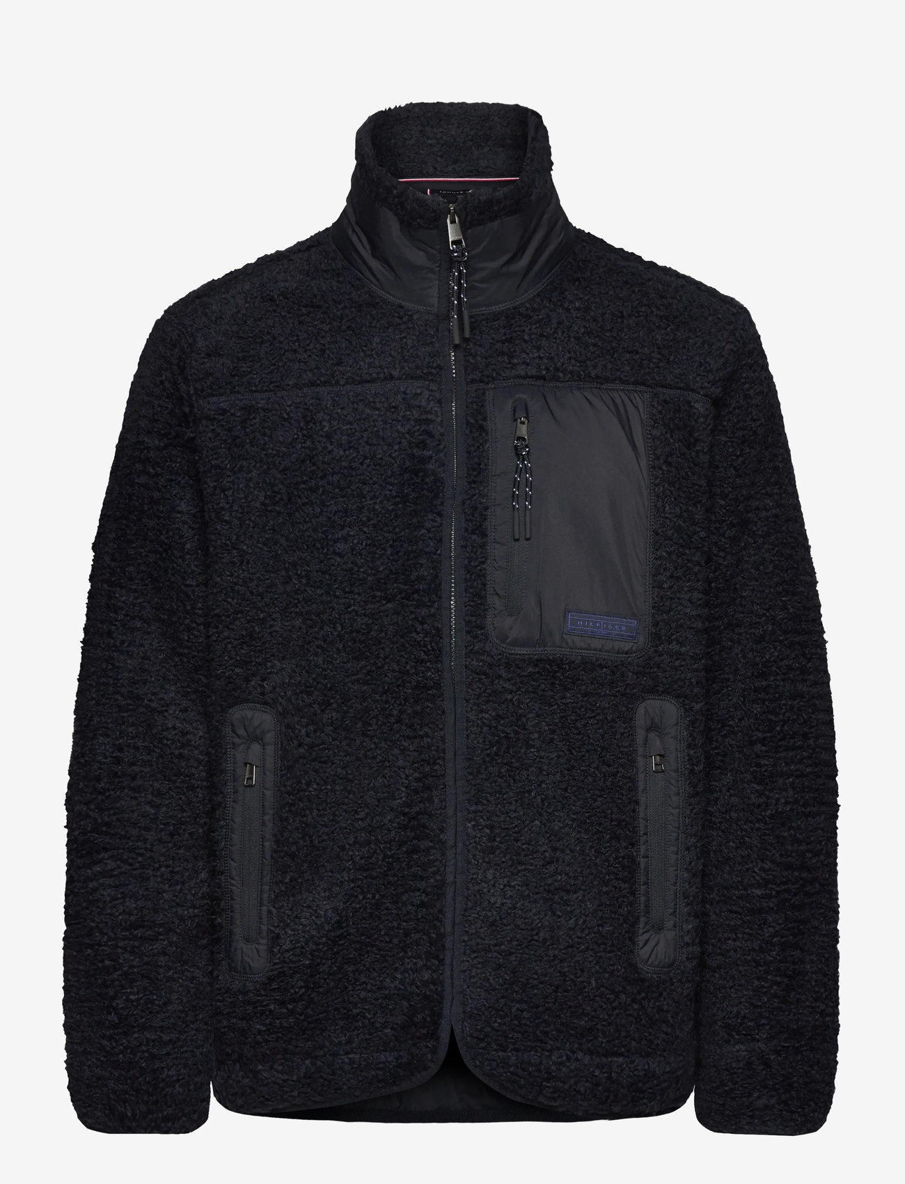 Tommy Hilfiger - TEDDY FLEECE ZIP THROUGH - tunna jackor - desert sky - 1