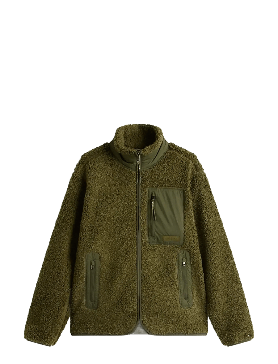 Tommy Hilfiger - TEDDY FLEECE ZIP THROUGH - fleece-pullover - huntsman green - 1