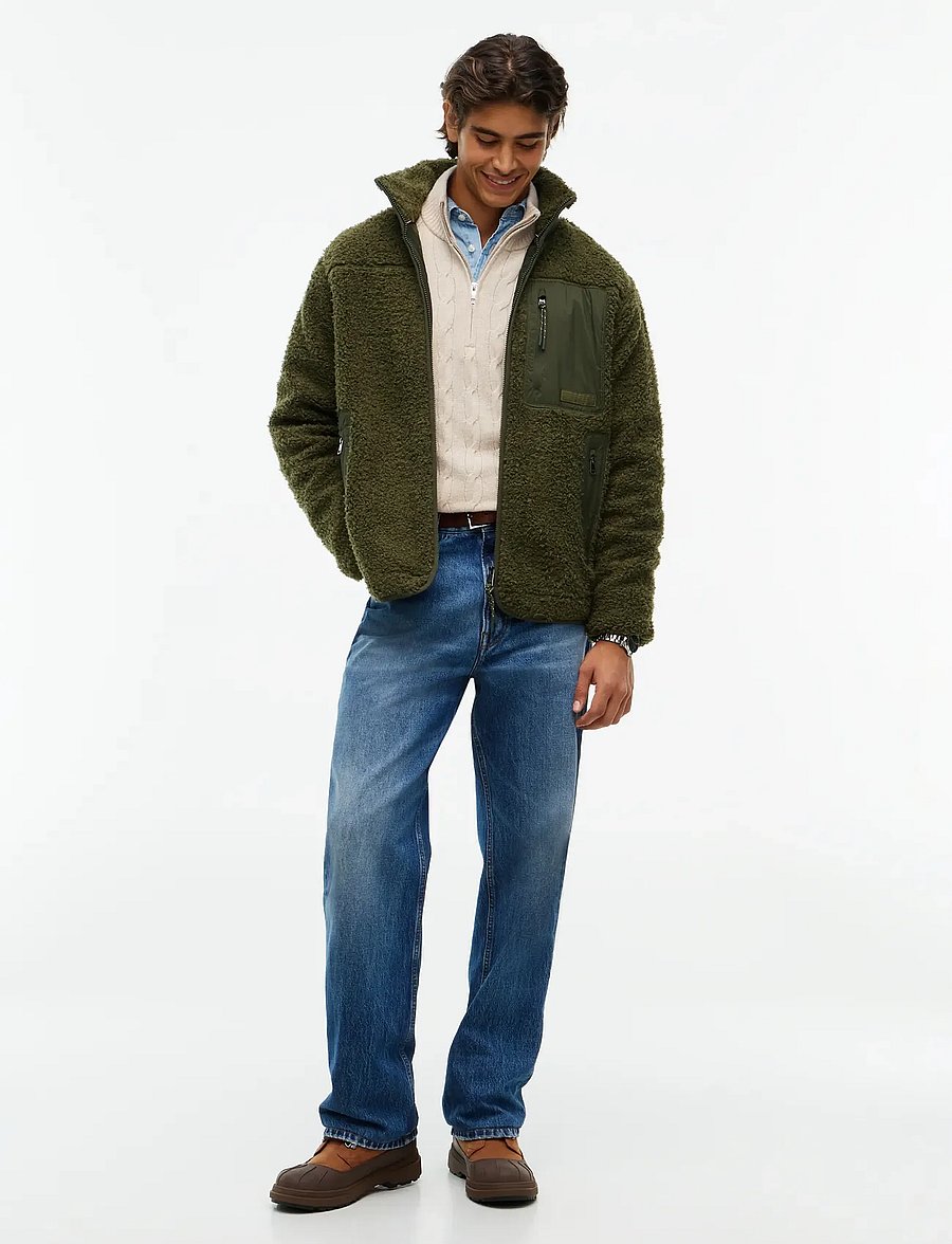 Tommy Hilfiger - TEDDY FLEECE ZIP THROUGH - fleece-pullover - huntsman green - 4