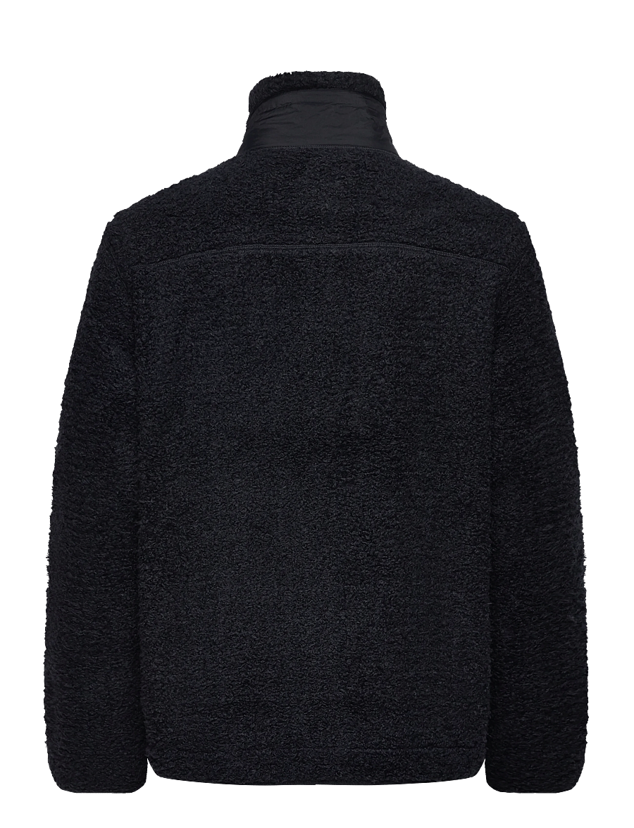 Tommy Hilfiger - TEDDY FLEECE ZIP THROUGH - frühlingsjacken - navy blue - 2