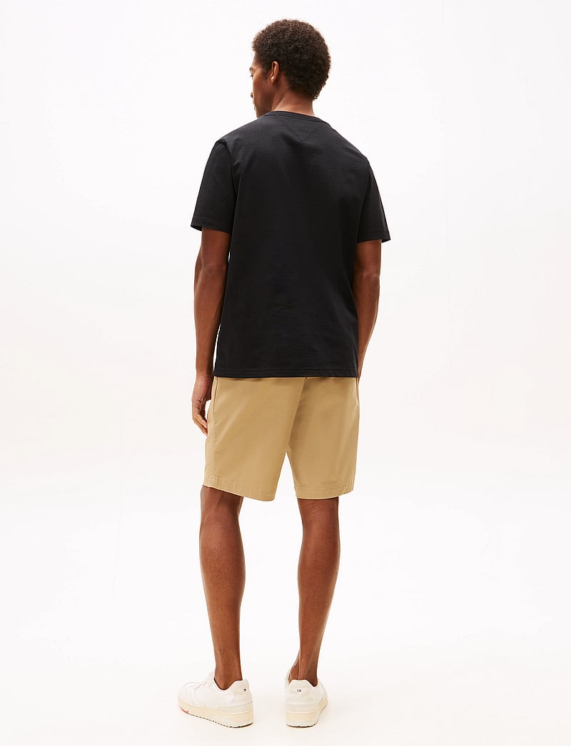 Tommy Hilfiger - HILFIGER SCRIPT NYC TEE - kortärmade t-shirts - black - 3