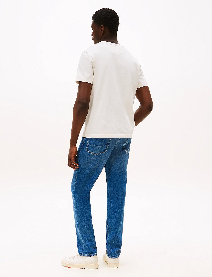 Tommy Hilfiger - HILFIGER SCRIPT NYC TEE - kortärmade t-shirts - ivory petal - 3