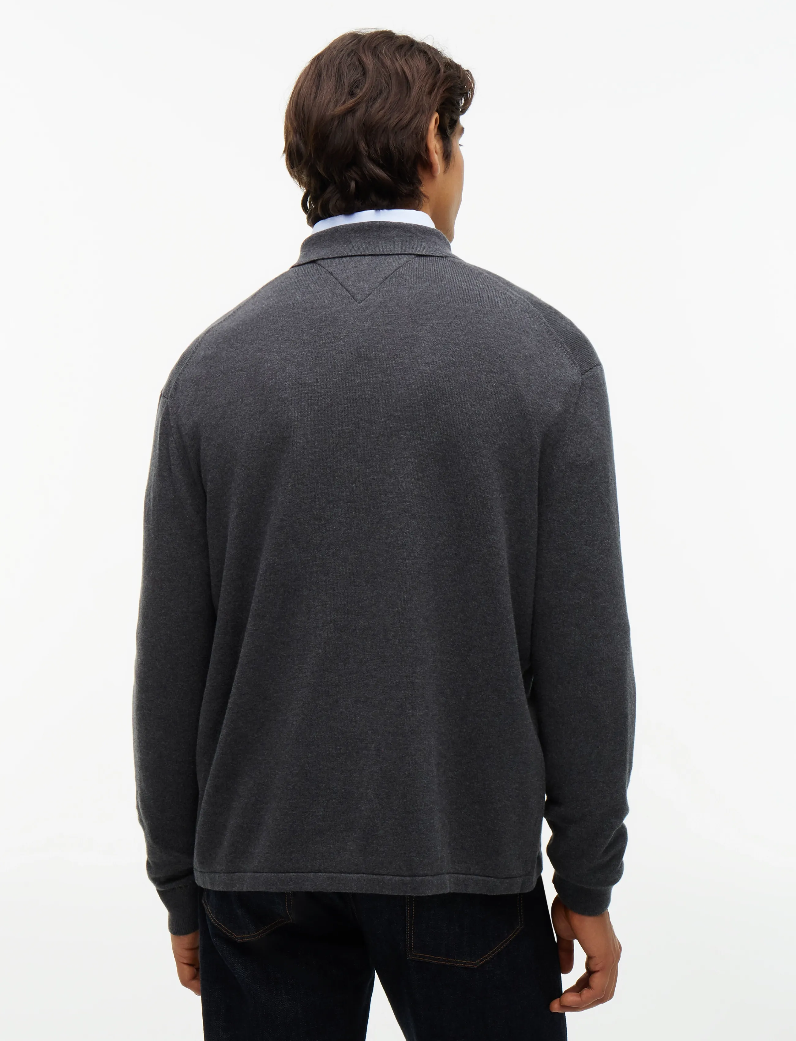Tommy Hilfiger - ESSENTIAL COTTON LS OVER SHIRT - Überhemden - dark grey heather - 2