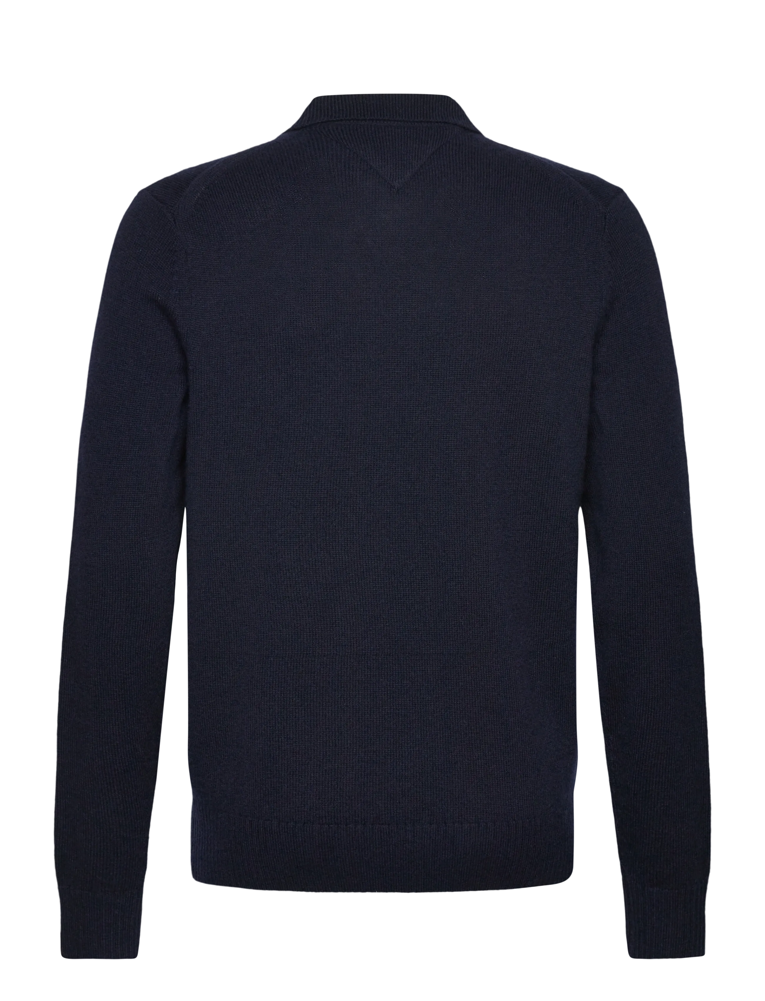 Tommy Hilfiger - LAMBSWOOL ZIP POLO - halfzip strik - desert sky - 2