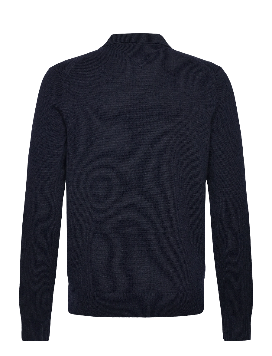 Tommy Hilfiger - LAMBSWOOL ZIP POLO - pulls demi-zippés - desert sky - 2