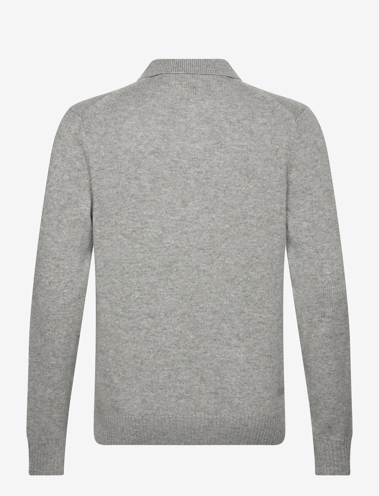 Tommy Hilfiger - LAMBSWOOL ZIP POLO - half zip jumpers - light grey heather - 2