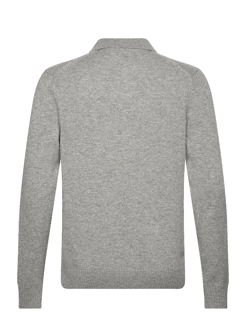 Tommy Hilfiger - LAMBSWOOL ZIP POLO - pulls demi-zippés - light grey heather - 2