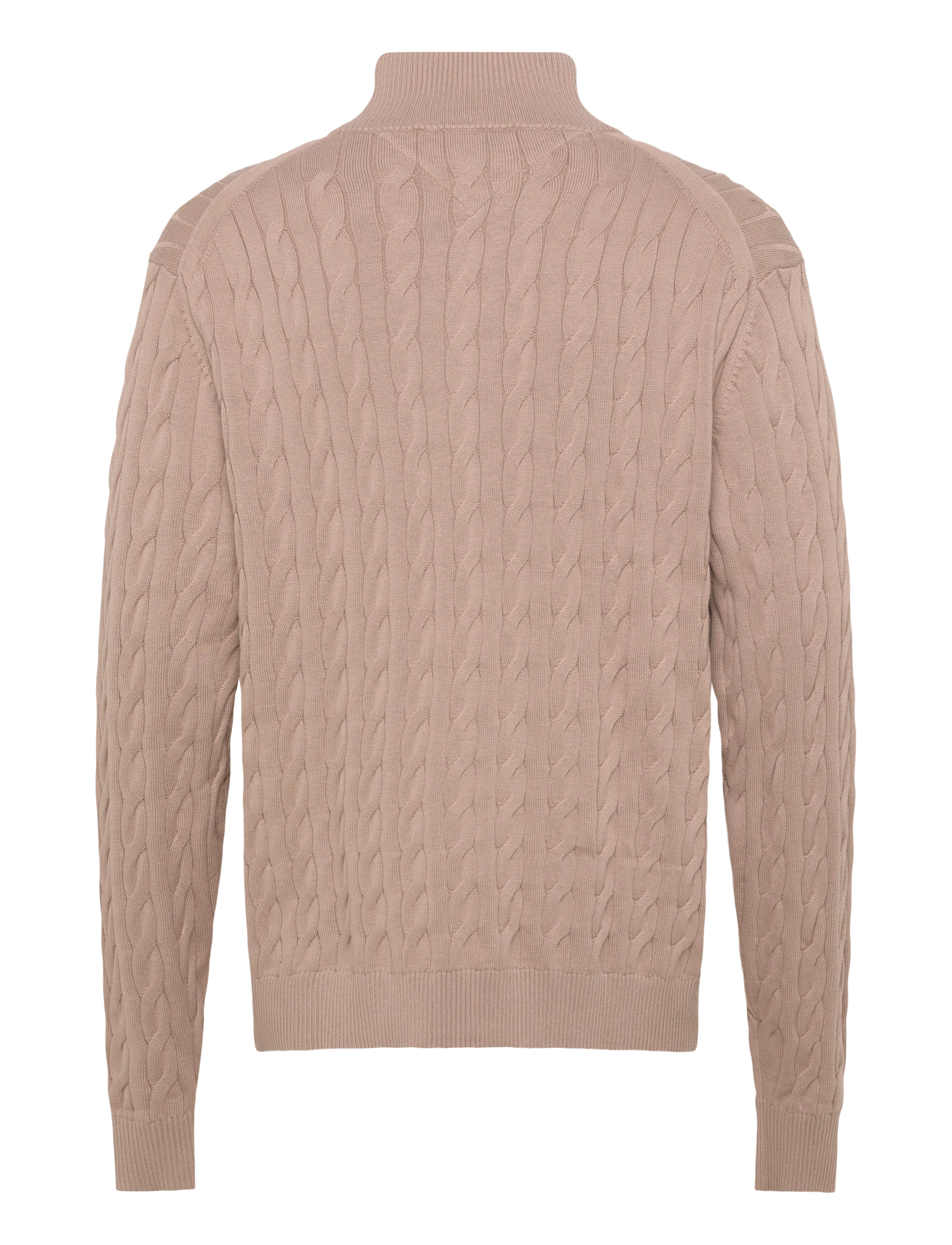Tommy Hilfiger - CLASSIC COTTON CABLE ZIP THROUGH - kudumid - coastal taupe - 2
