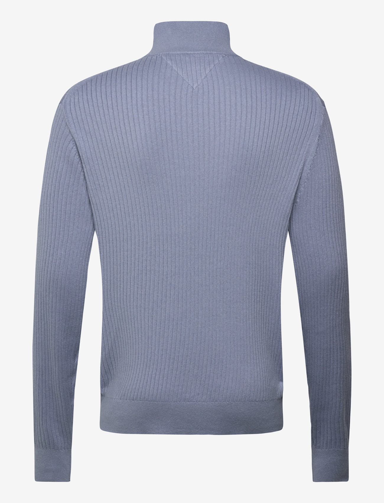 Tommy Hilfiger - PIMA CTN CASH STRUCTURE ZIP MOCK - halfzip strik - brisk blue - 2