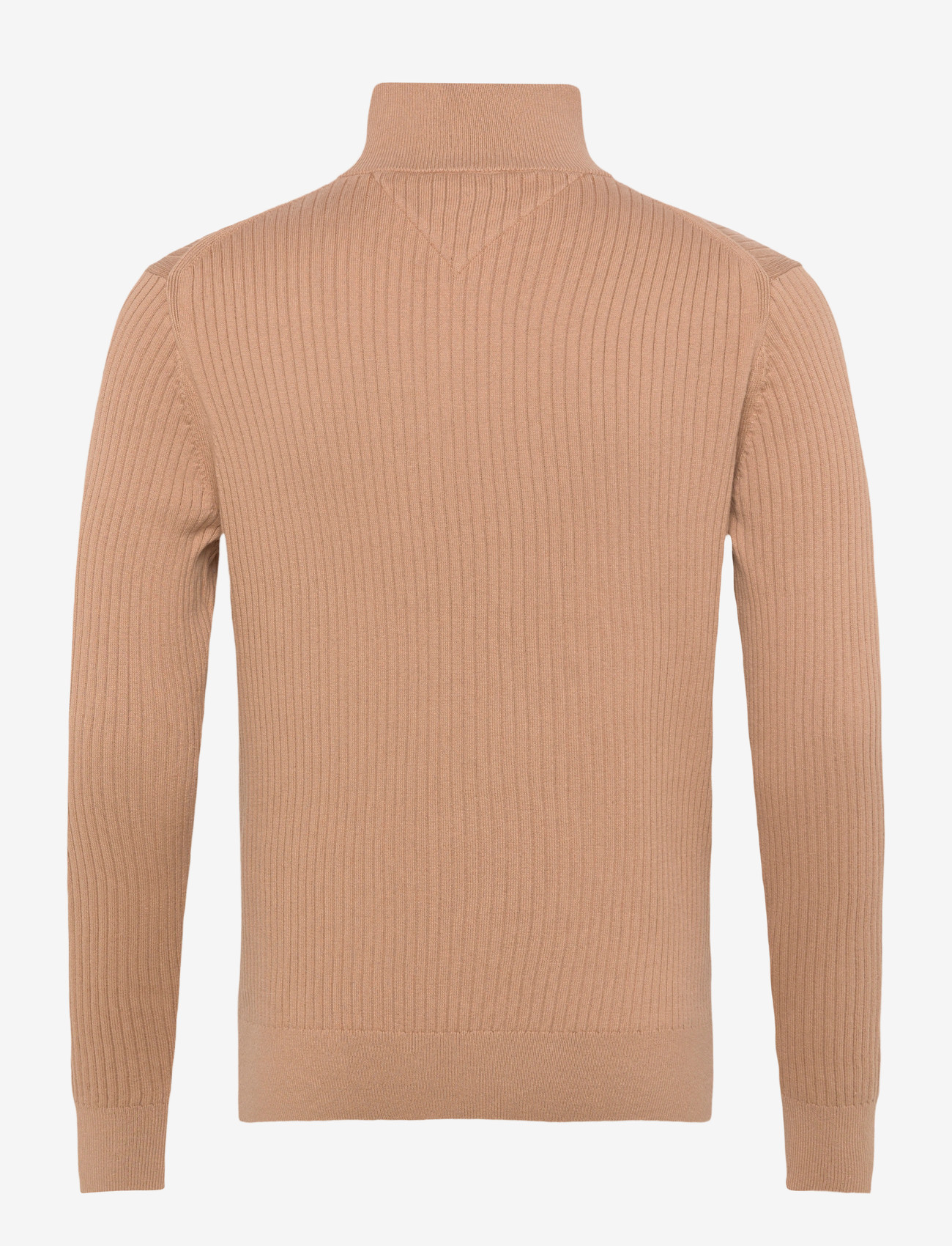 Tommy Hilfiger - PIMA CTN CASH STRUCTURE ZIP MOCK - halfzip strik - timeless camel - 2