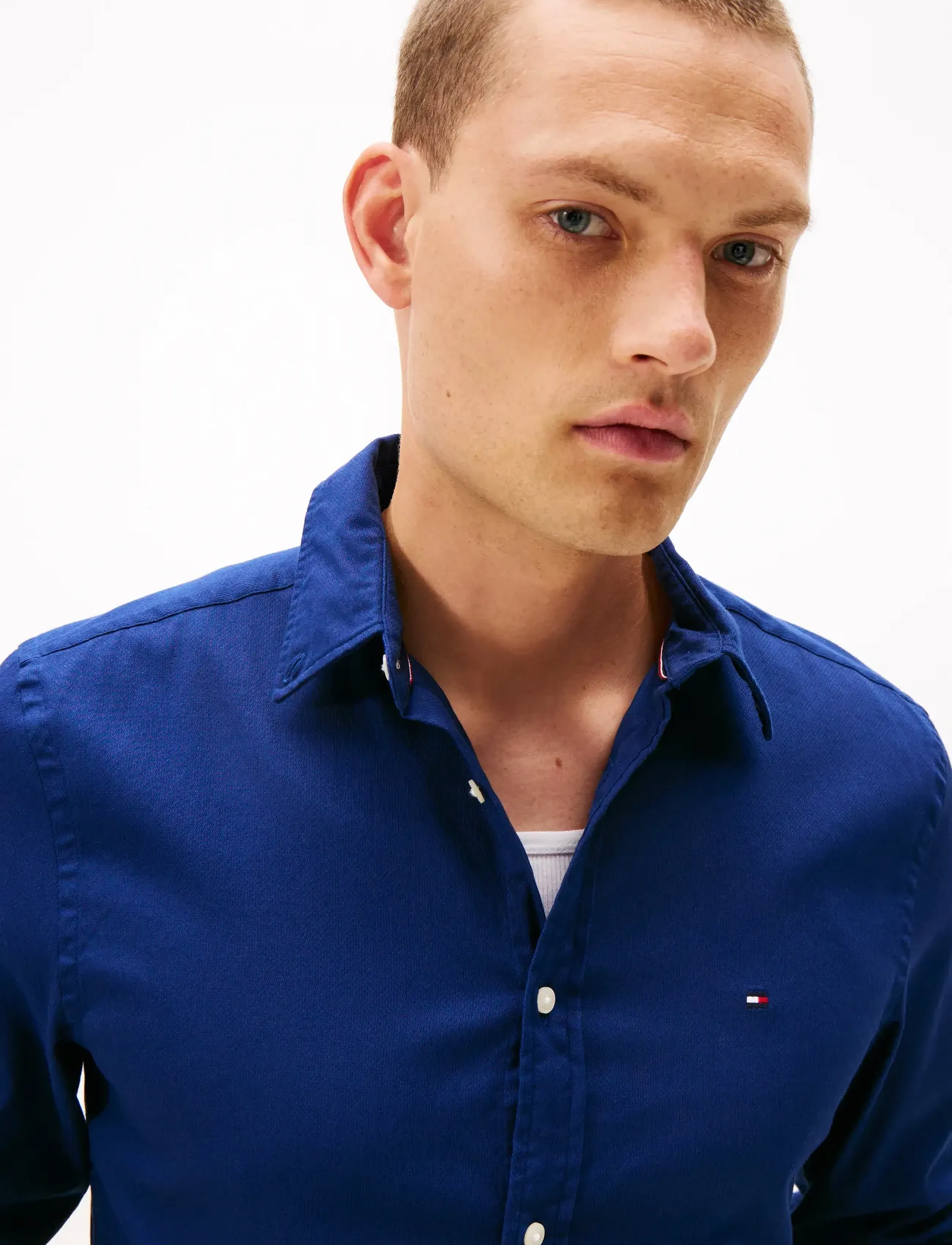 Tommy Hilfiger - DOBBY SF SHIRT - preppy navy - 4