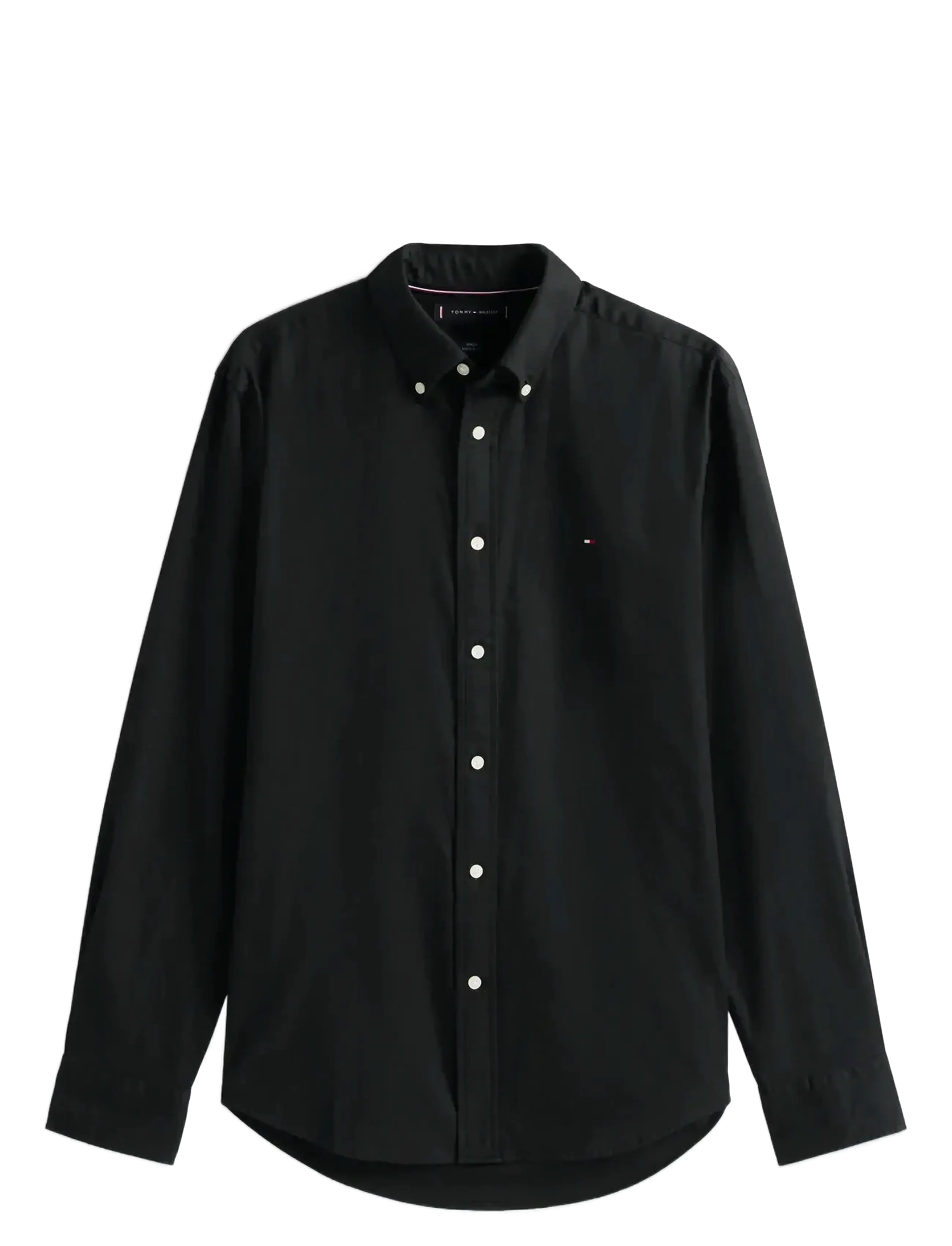 Tommy Hilfiger FLEX FLANNEL SOLID RF SHIRT - Beliebte Marken - BLACK / black