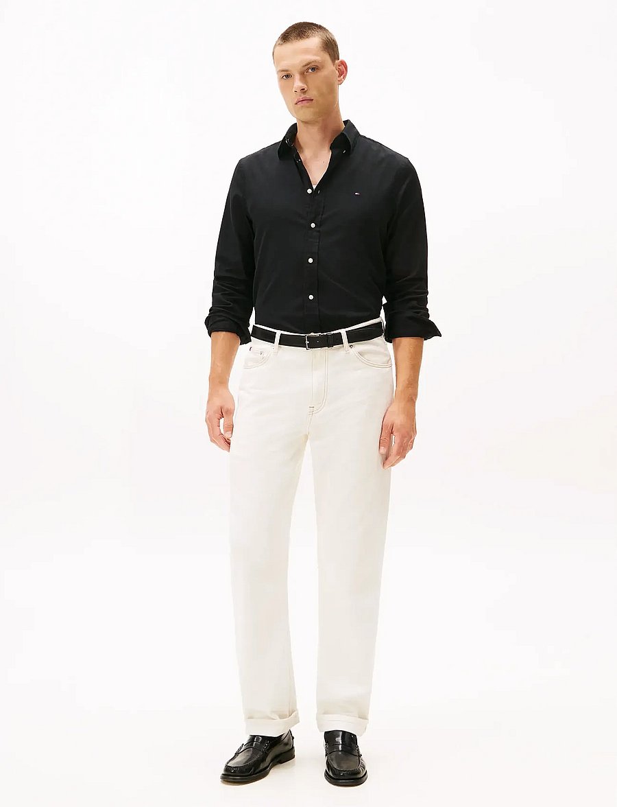 Tommy Hilfiger - FLEX FLANNEL SOLID RF SHIRT - flanell-hemden - black - 2