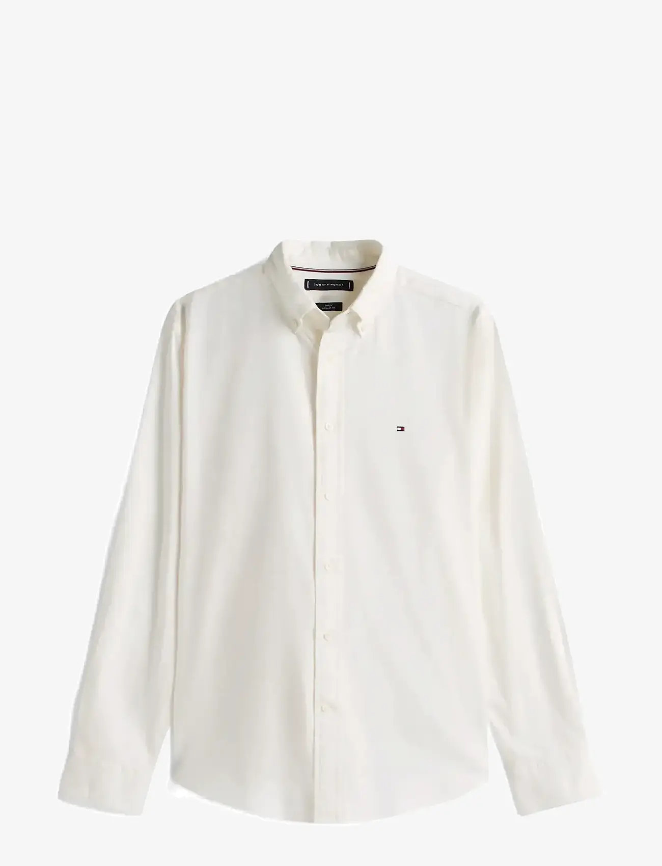 Tommy Hilfiger - FLEX FLANNEL SOLID RF SHIRT - flannel-skjorter - ivory silk - 1