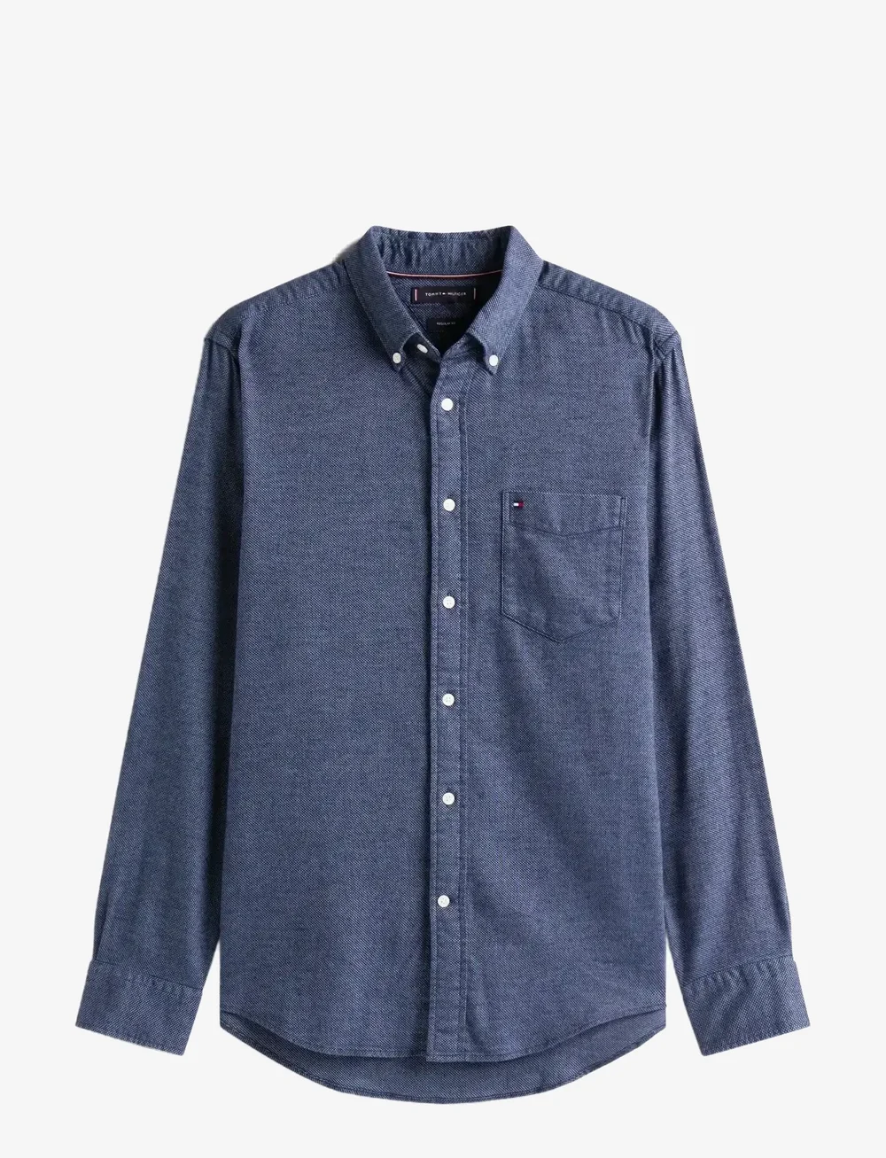 Tommy Hilfiger - FLANNEL DOBBY RF SHIRT - flanellsärgid - brisk blue heather - 1