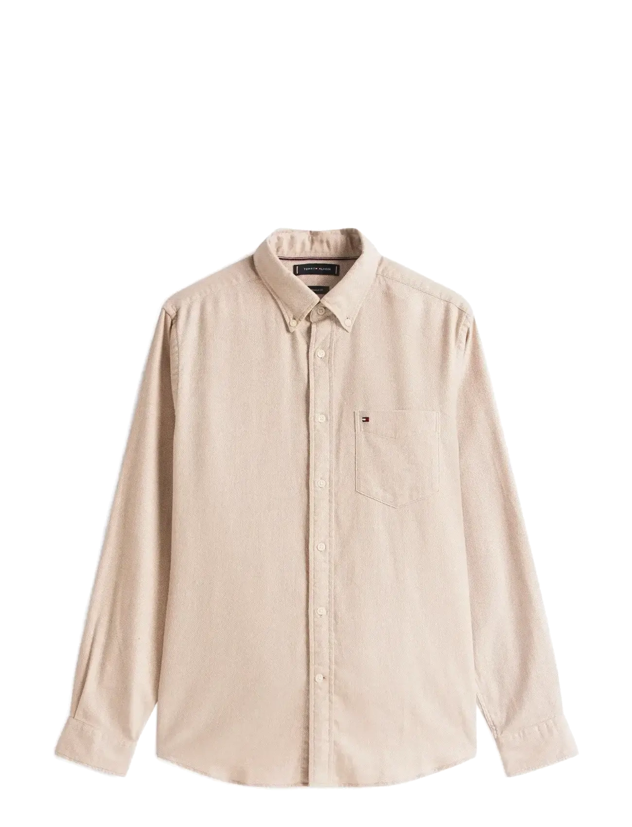 Tommy Hilfiger FLANNEL DOBBY RF SHIRT - Hemden - COASTAL TAUPE / brown