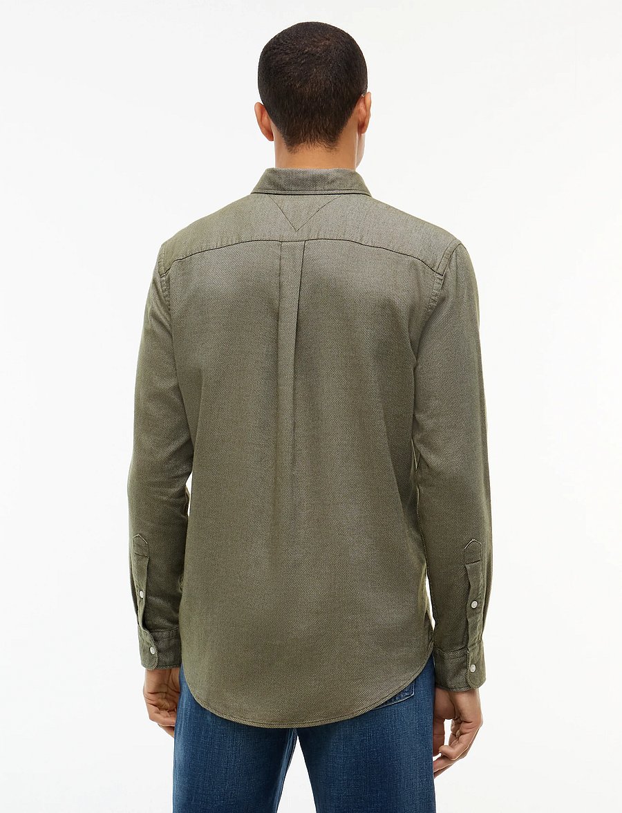 Tommy Hilfiger - FLANNEL DOBBY RF SHIRT - flanellsärgid - huntsman green - 2