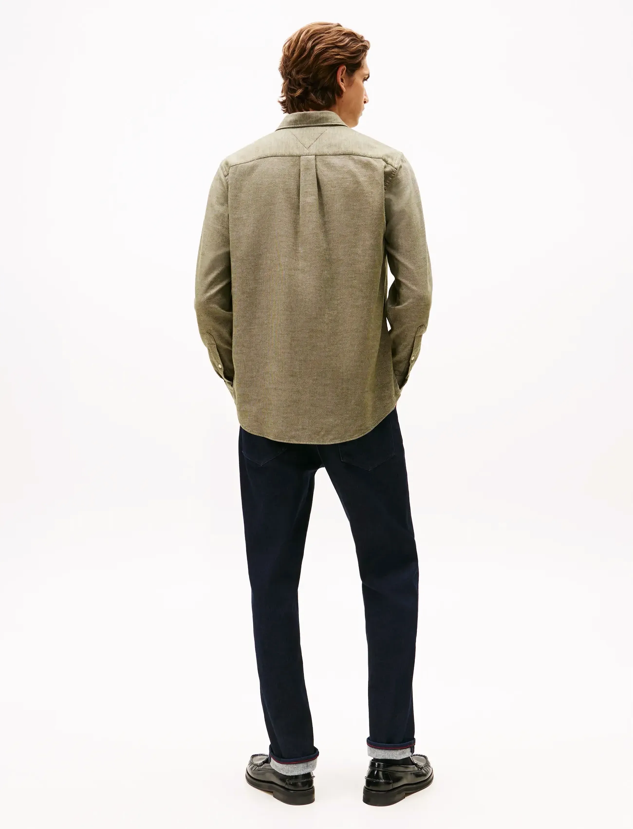 Tommy Hilfiger - FLANNEL DOBBY RF SHIRT - flanellsärgid - huntsman green - 3